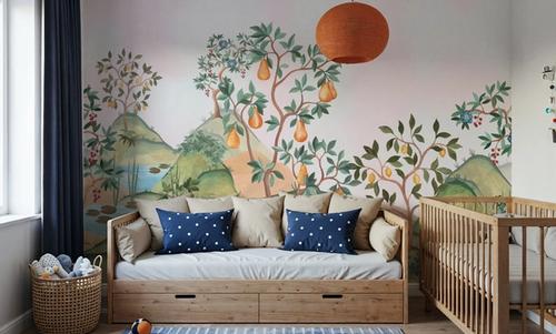 Orchard Reverie (no animals), Soft Pink