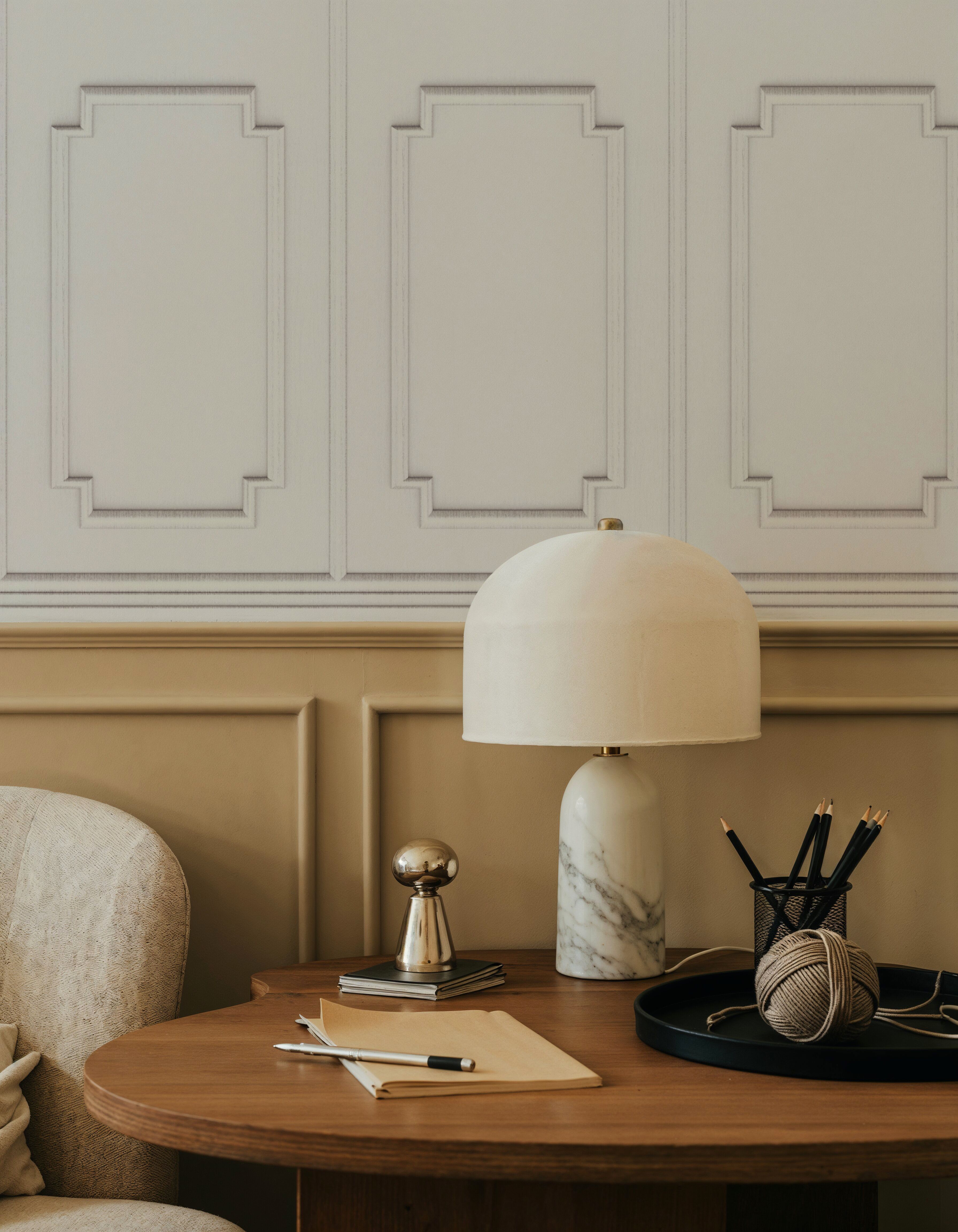 Faux Wall Panel Moulding, White