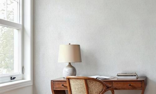 Faux Sand Stucco Finish, Chalk White