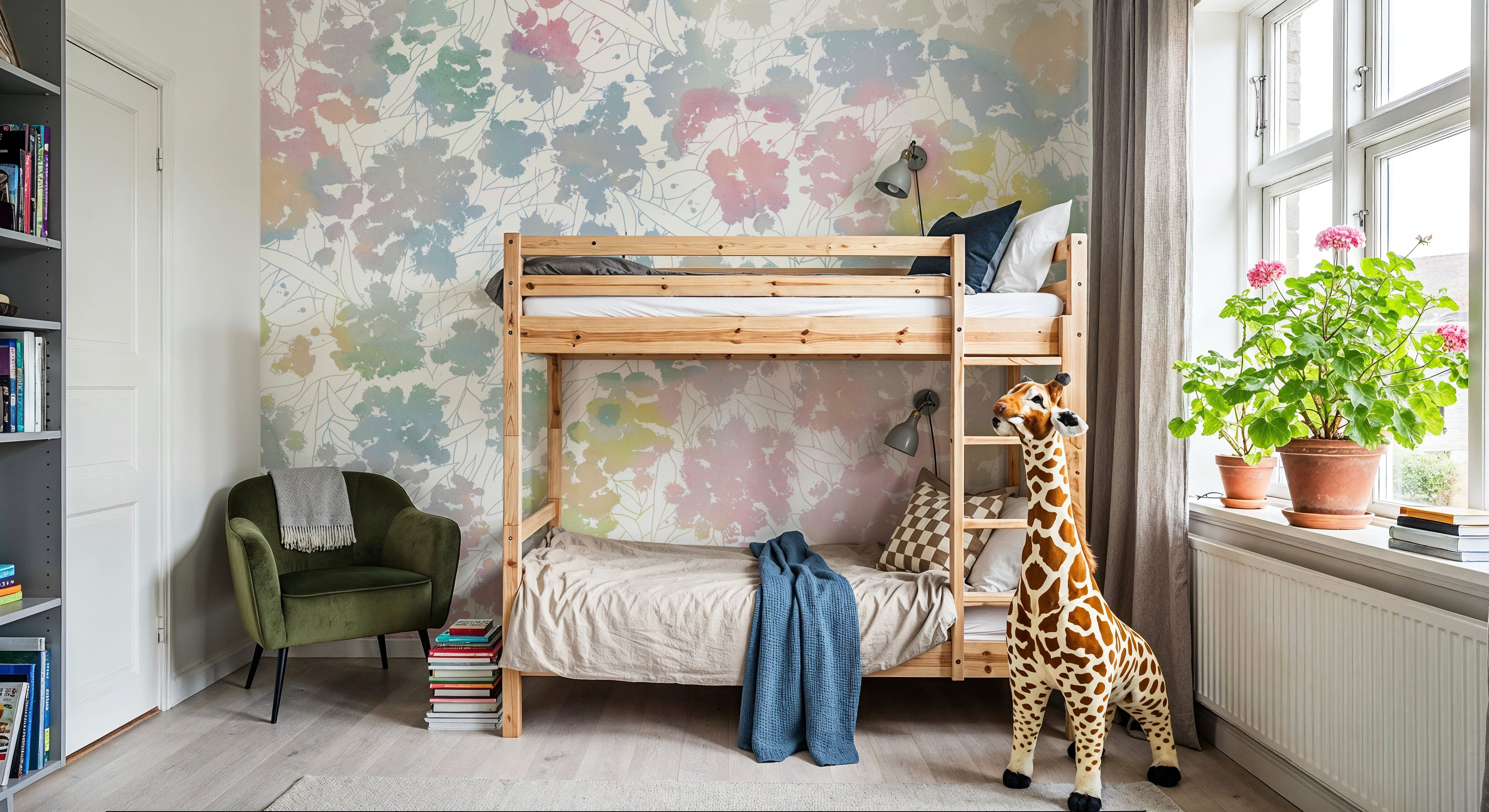 Pastel Poufs on White