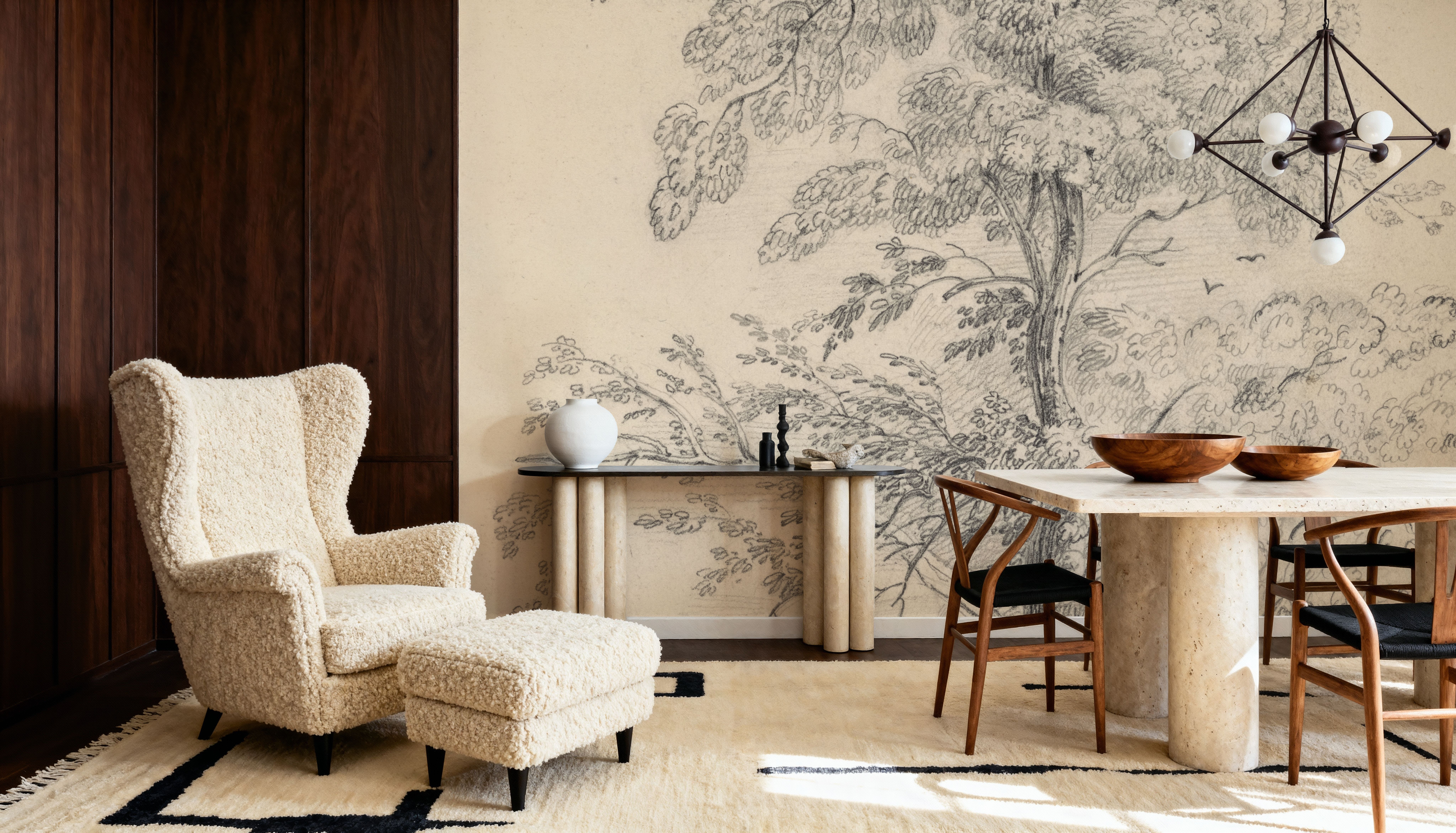 Tree Sketch, Wallpaper