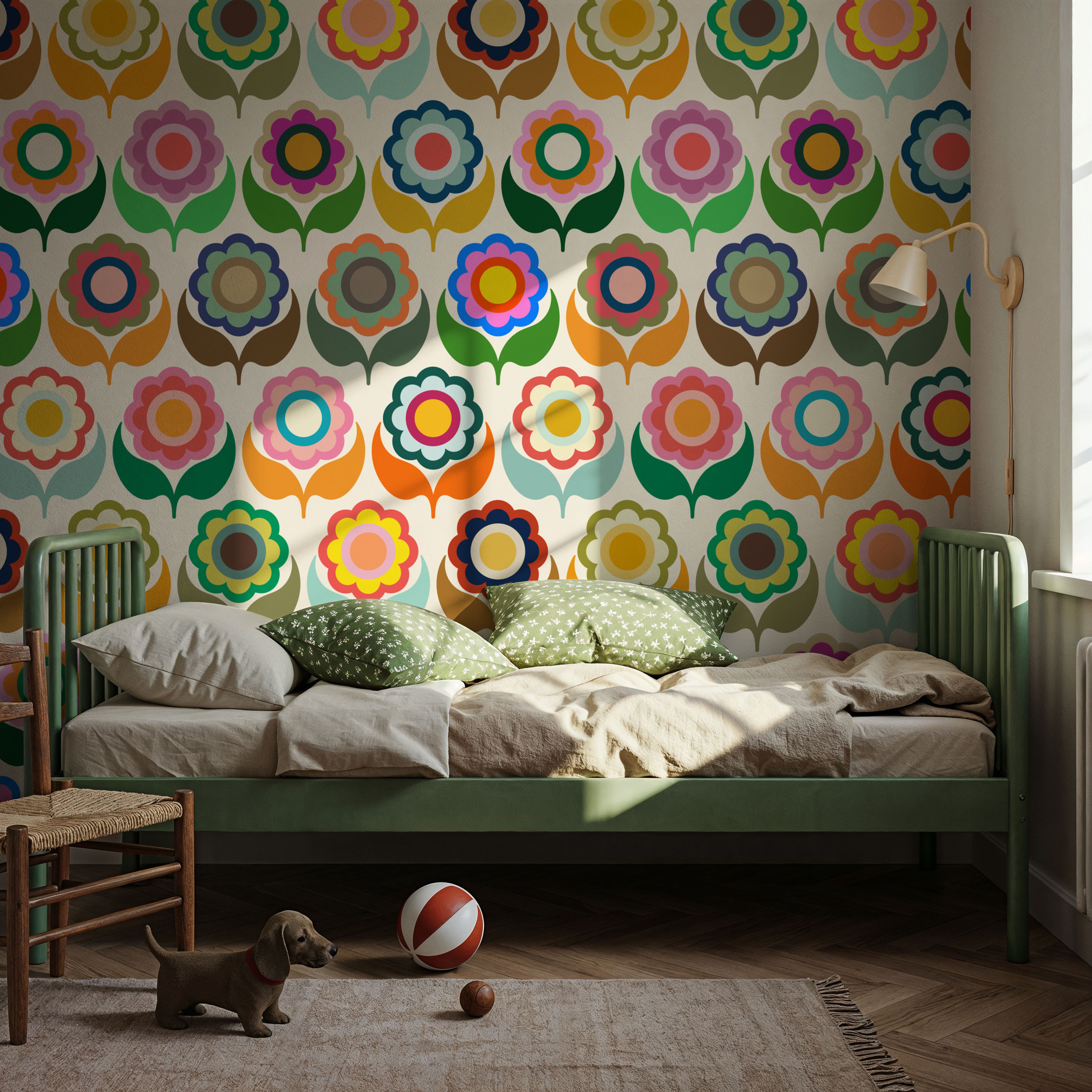 70's Fun Flowers, Multi