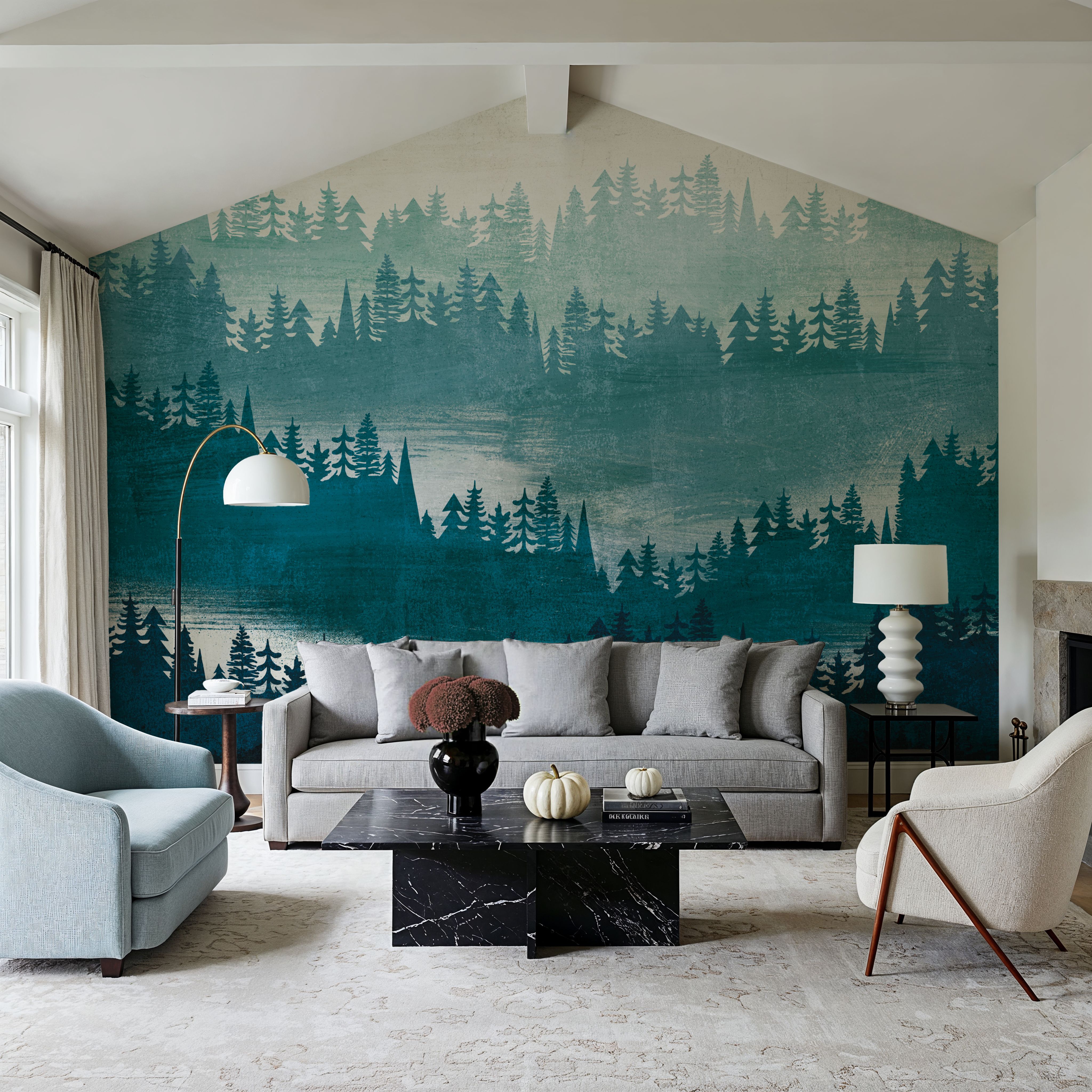 Mountainscape Blue