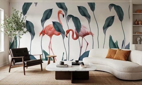 Shy Flamingos