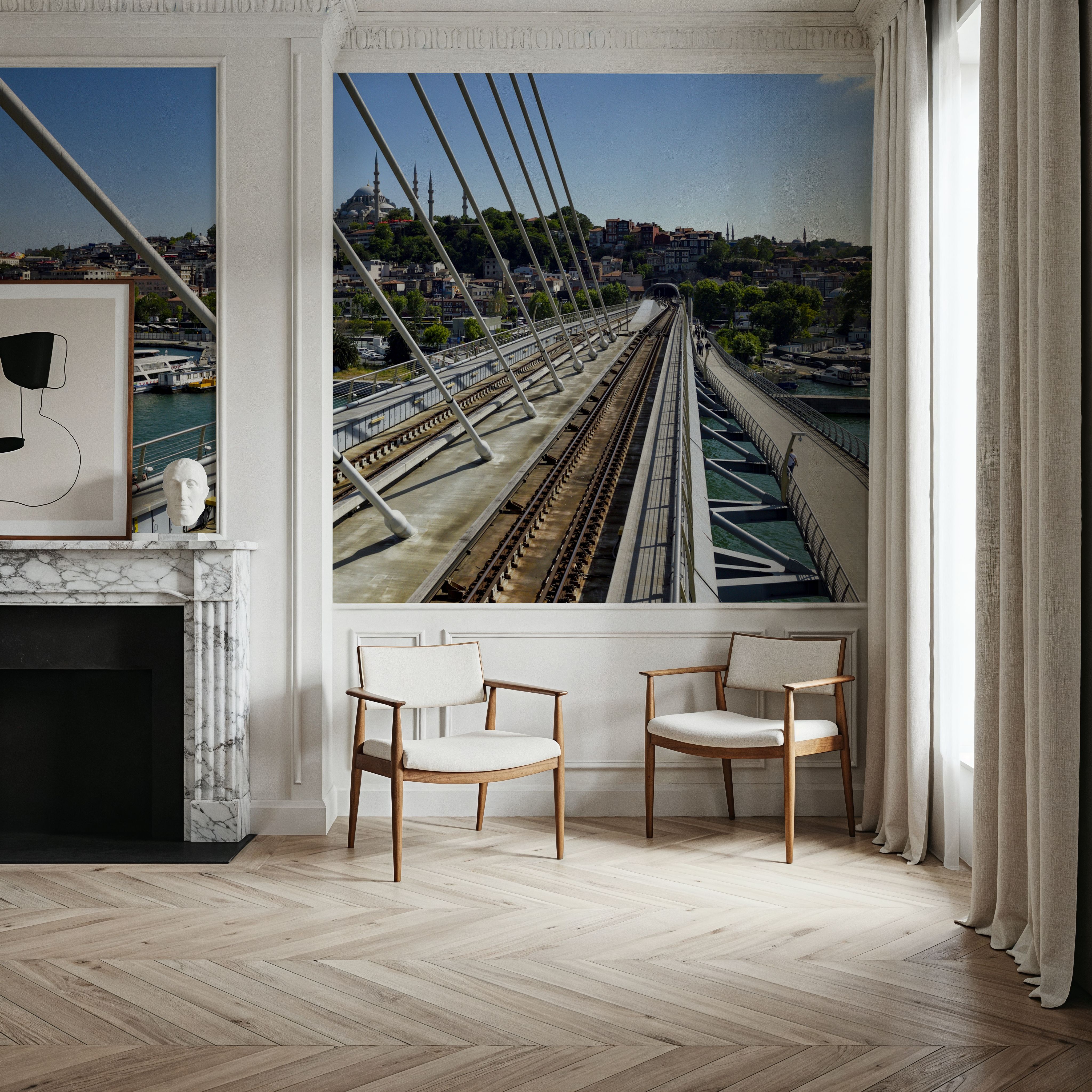 Urban Bridge Panorama