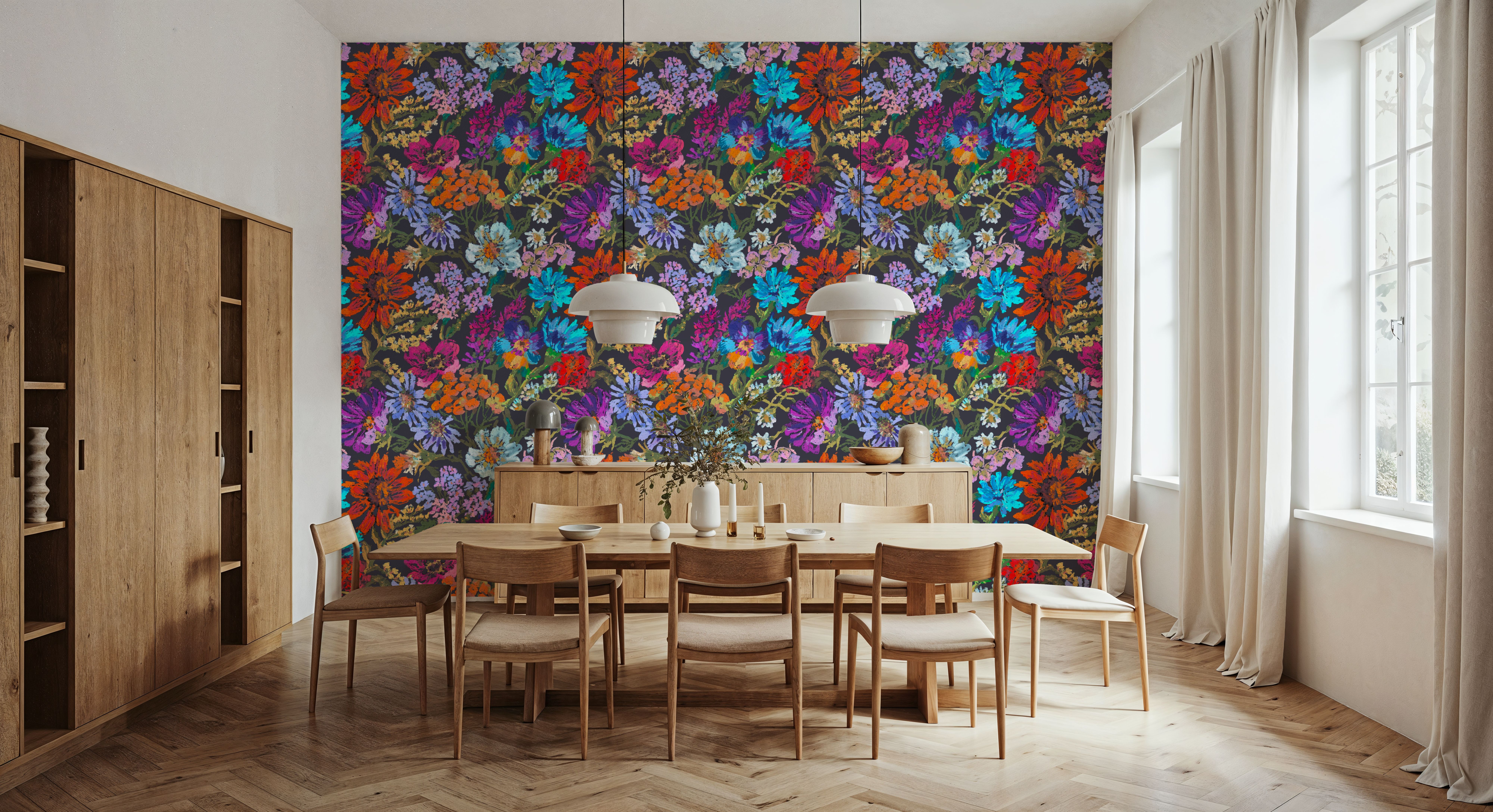 Meadow in Oil Pastel, Dusty