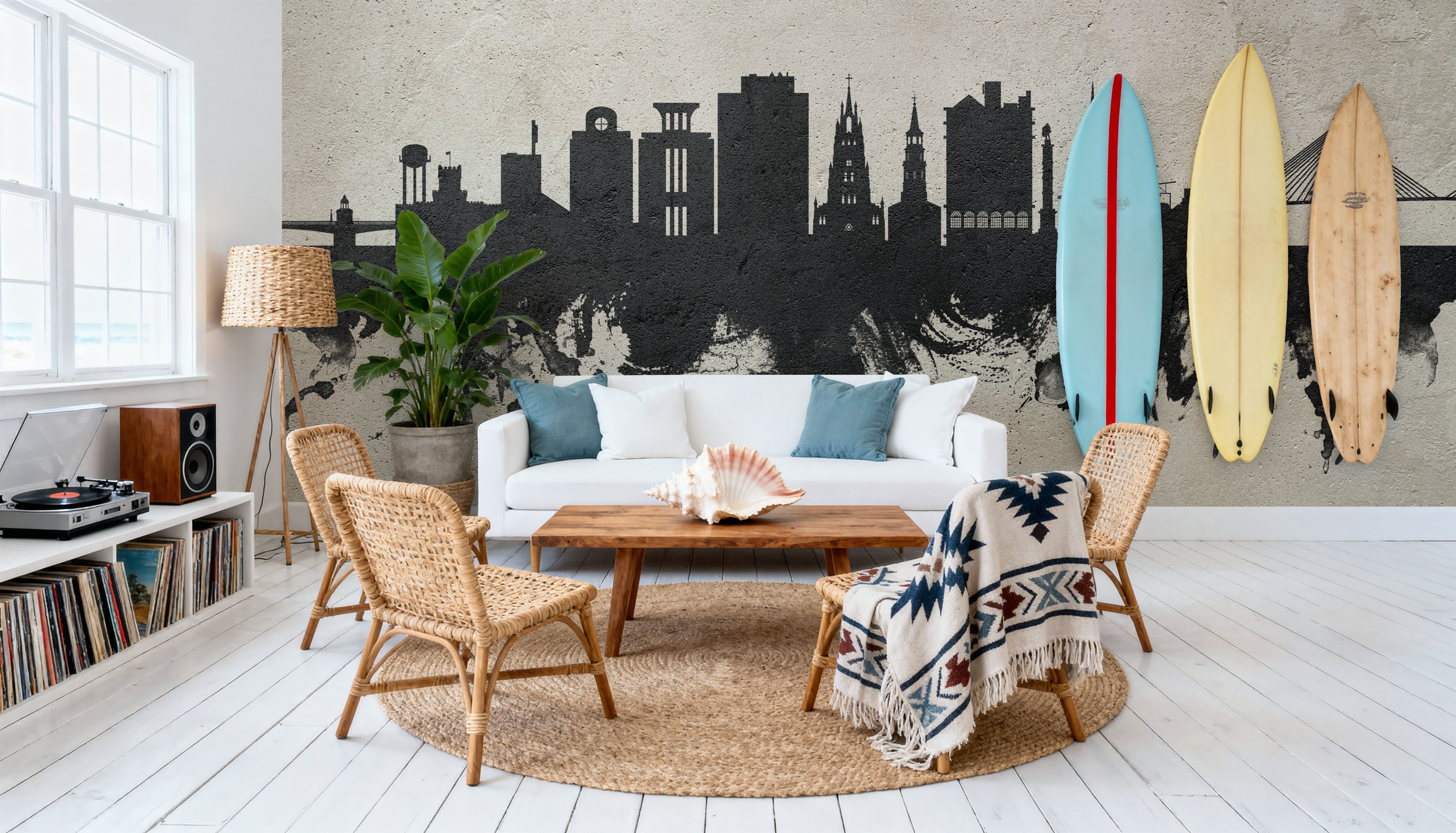 Charleston South Carolina Skyline Concrete