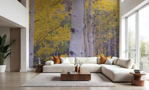 Golden Birch Forest