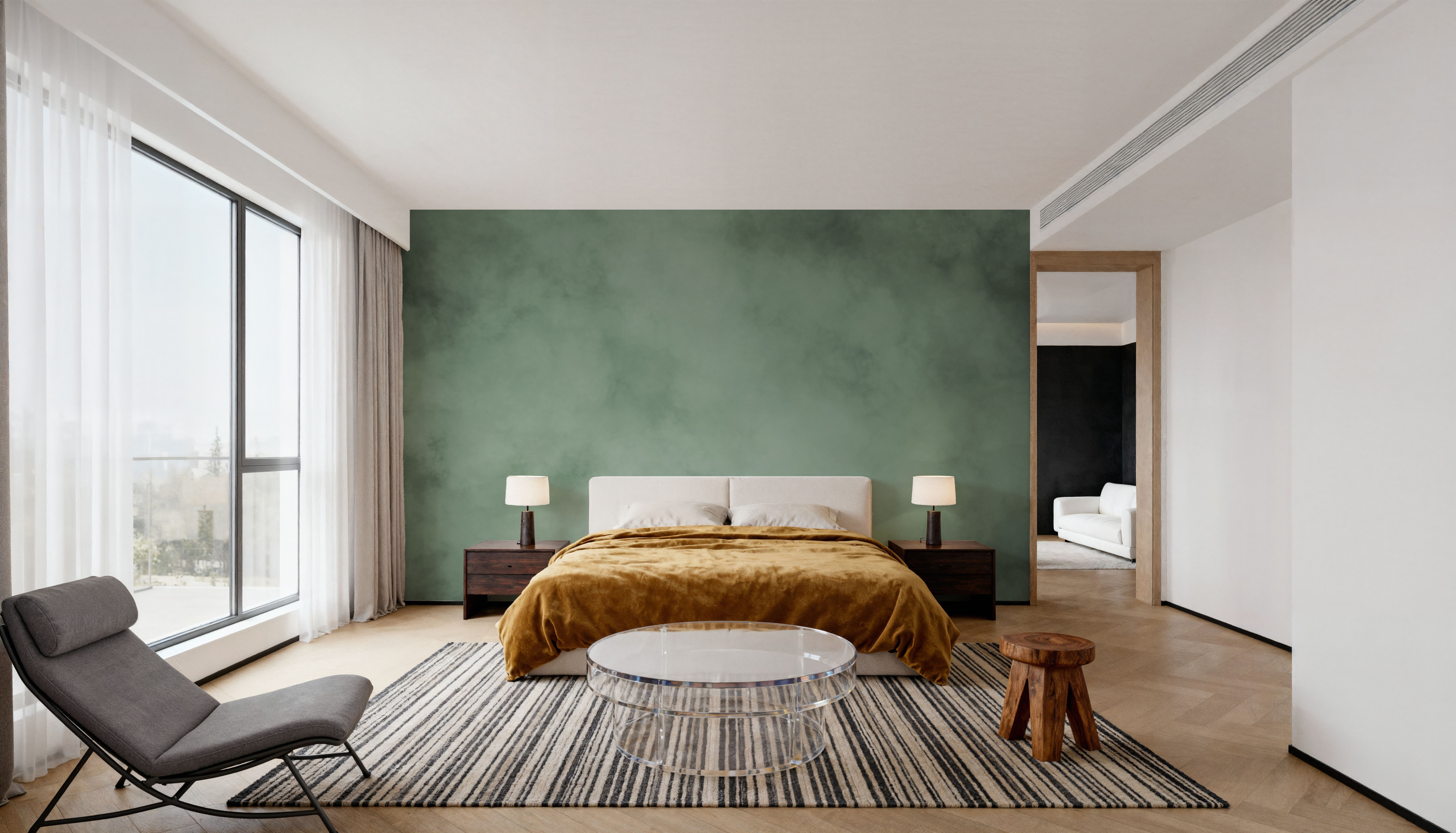 Soft Fog, Moss Green