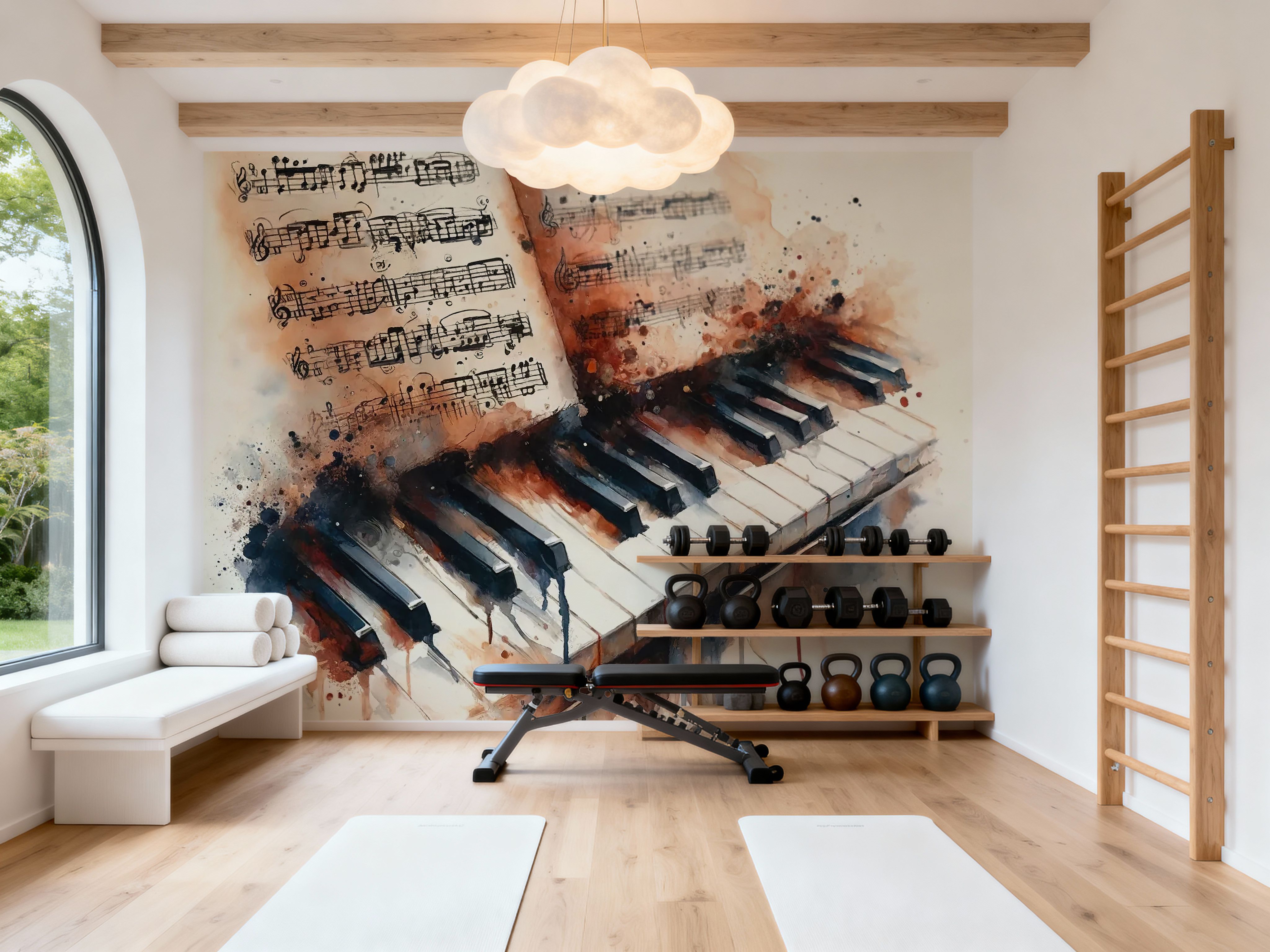 Melodic Harmony Captured in Artistic Strokes