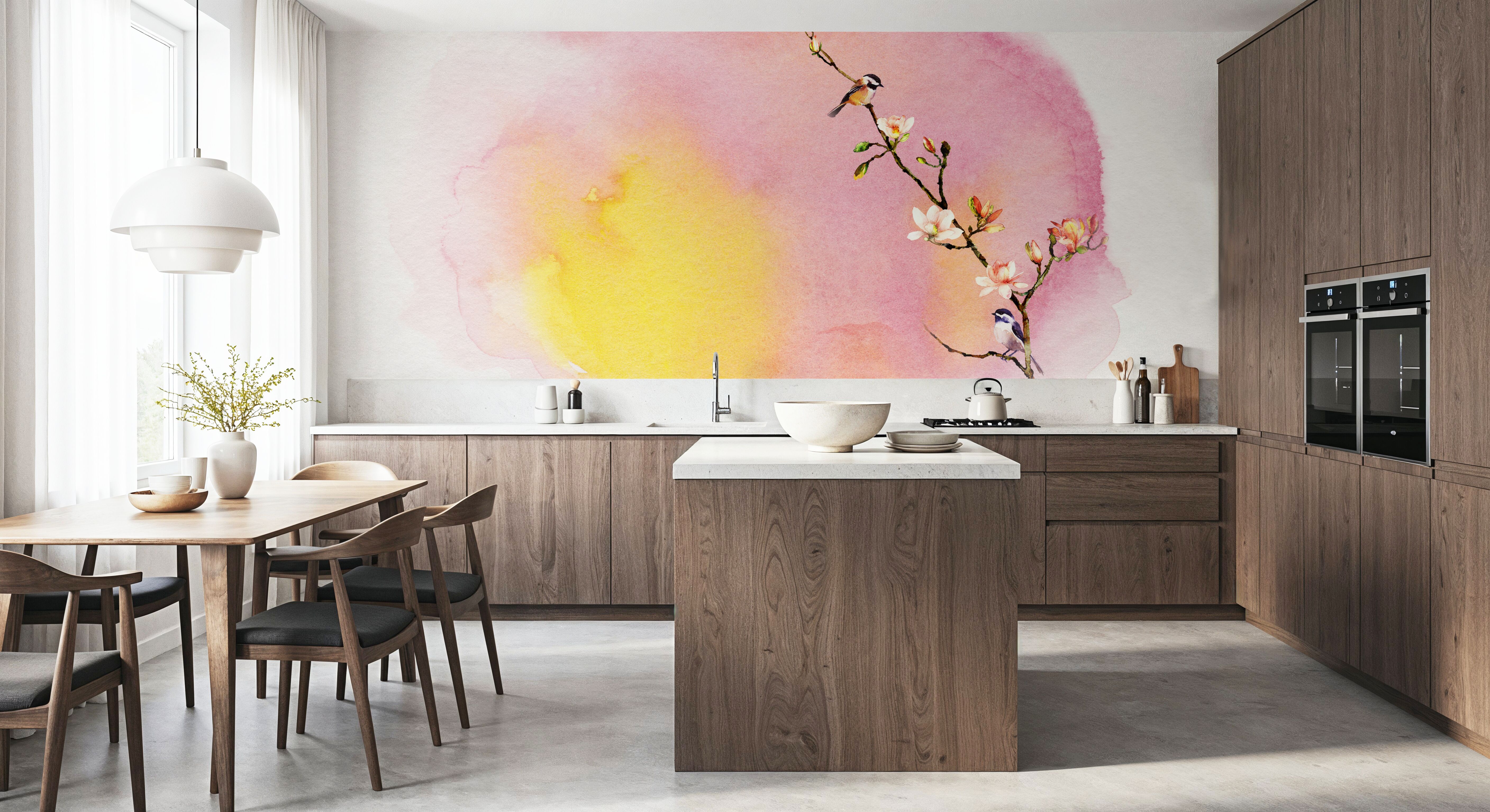 Magnolia & Birds