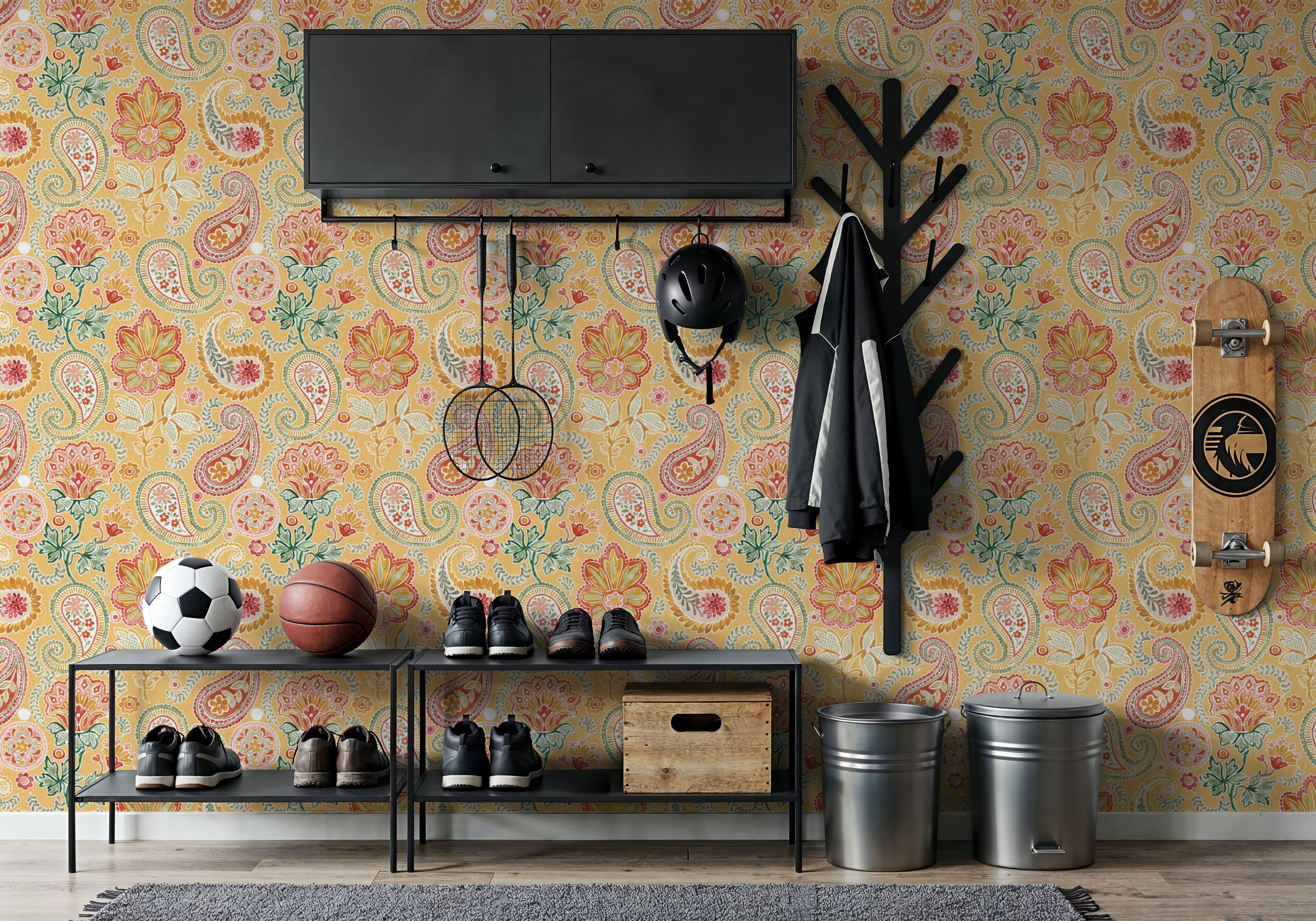 Harvest Paisley Mini Yellow