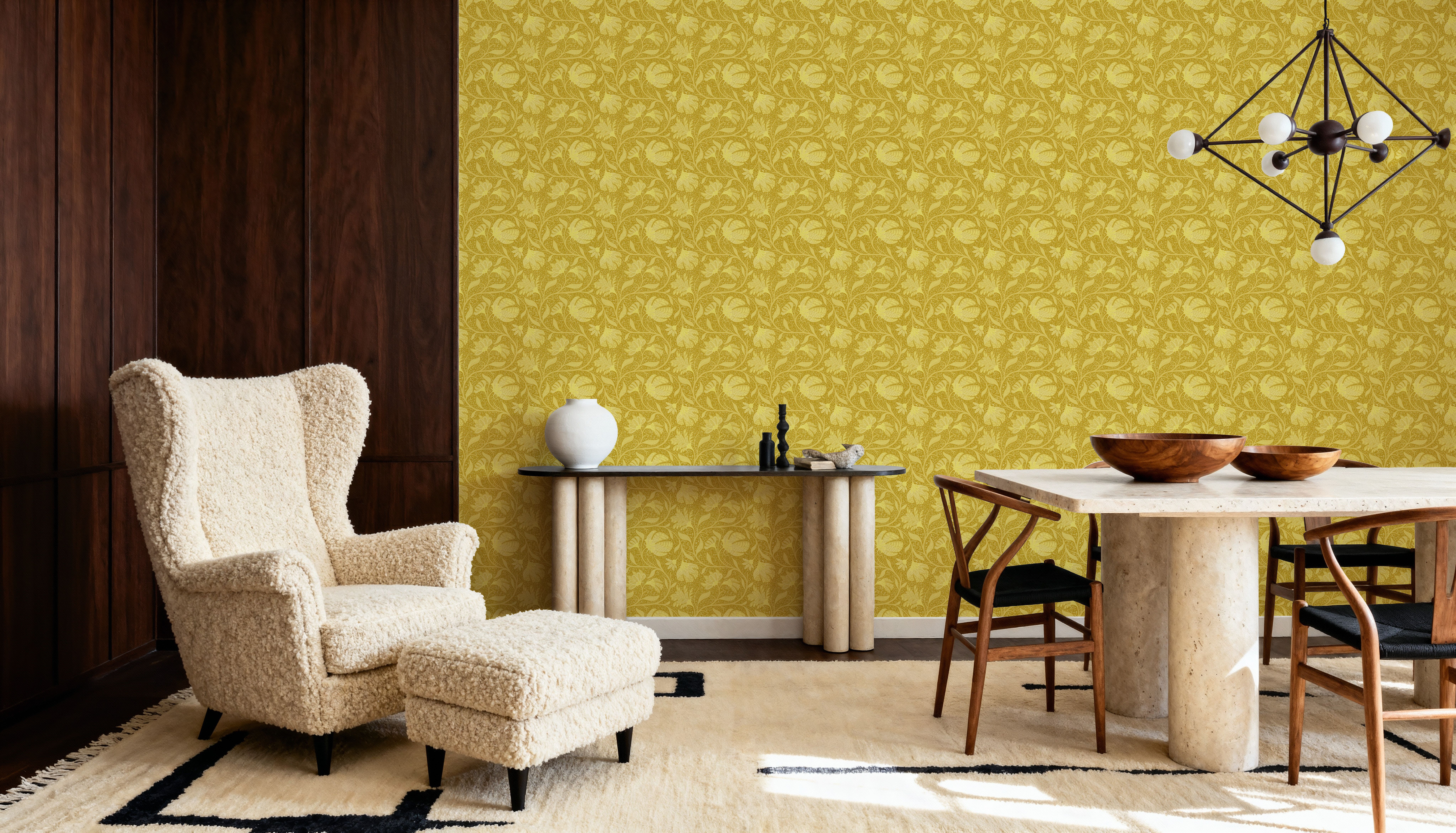 Indial Floral, Saffron