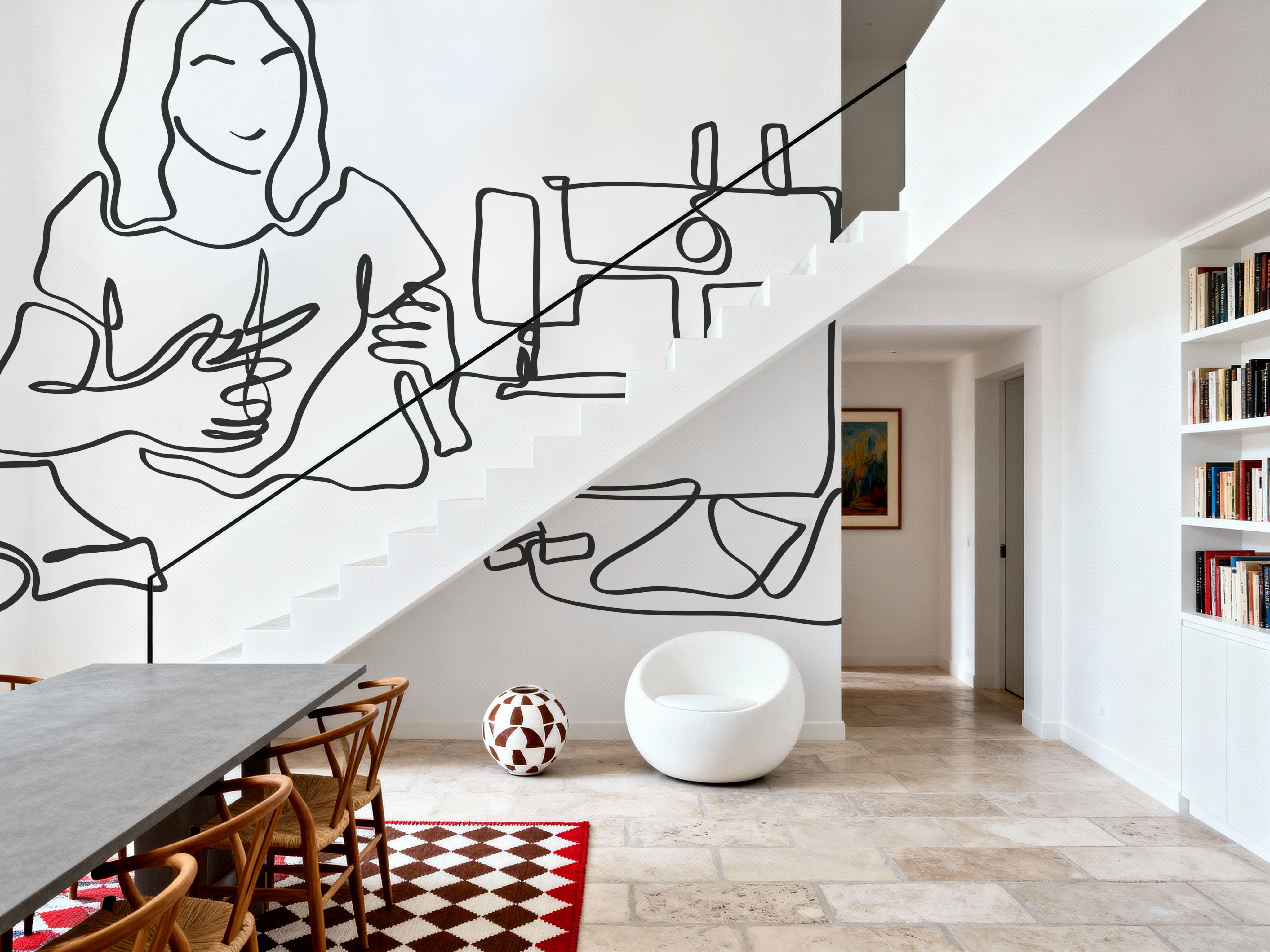 Sewing Line, Wallpaper