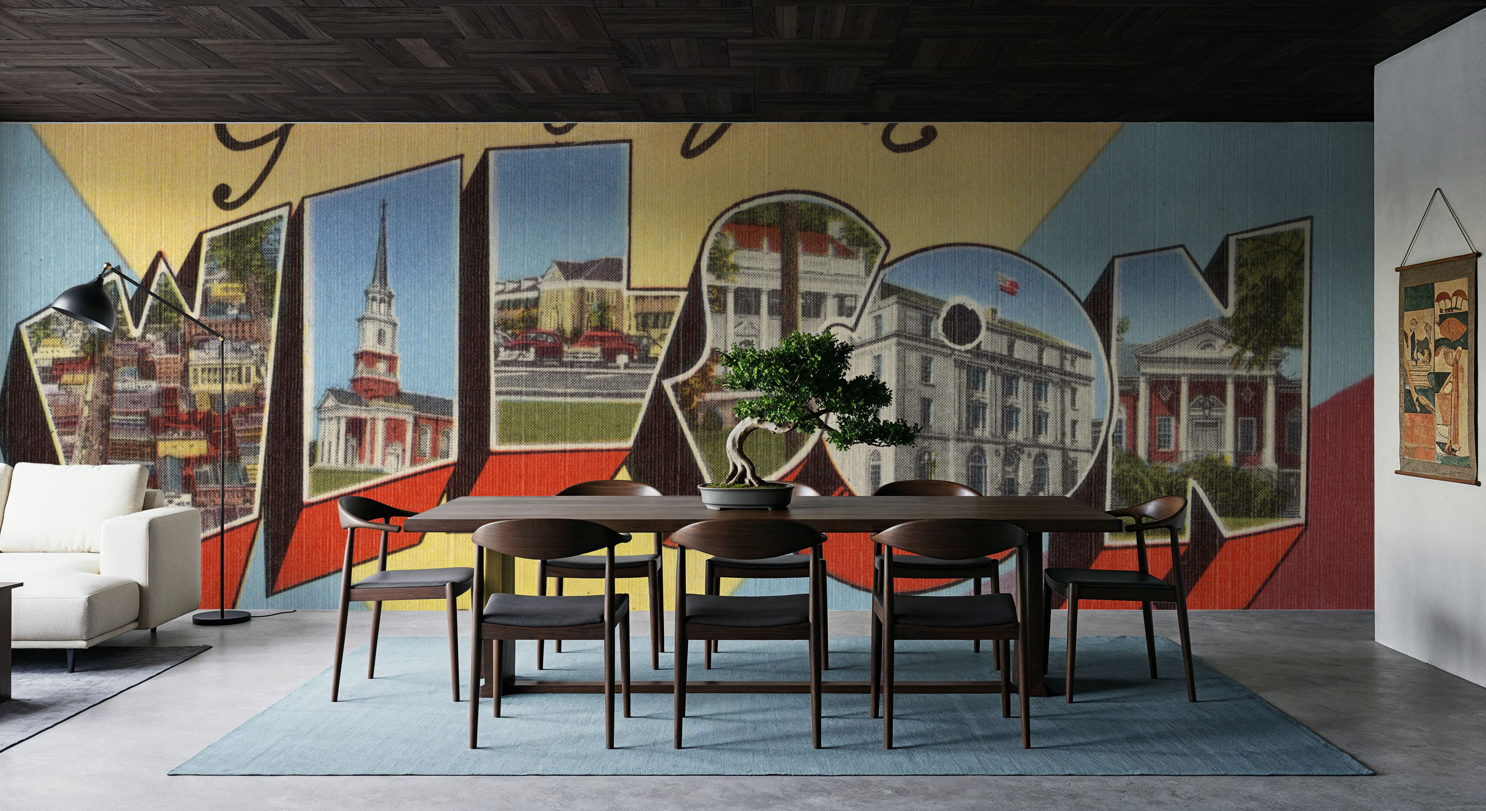 Greetings from Wilson - Screenprint Postcard