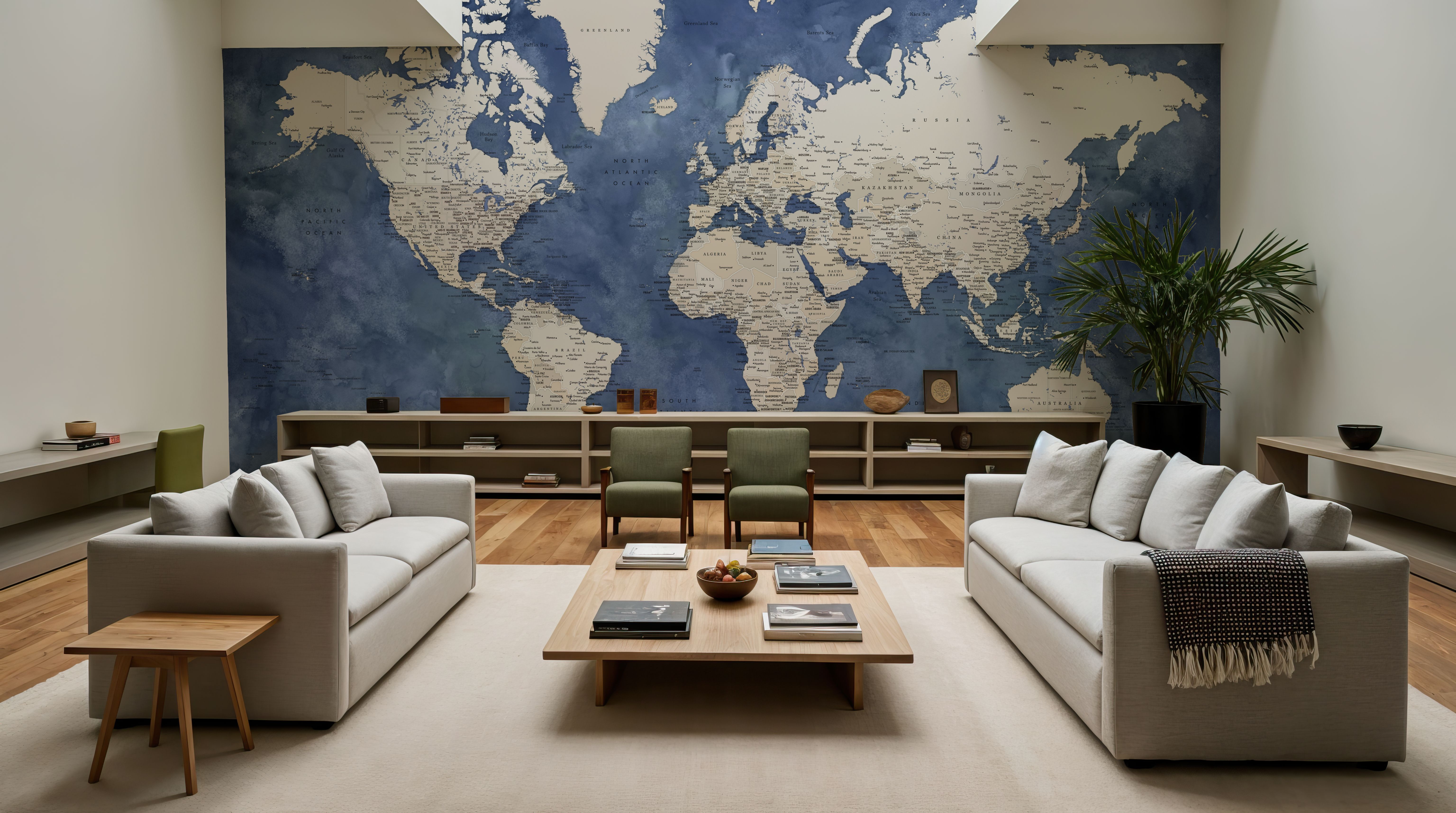 World Map Cities - Sabeen