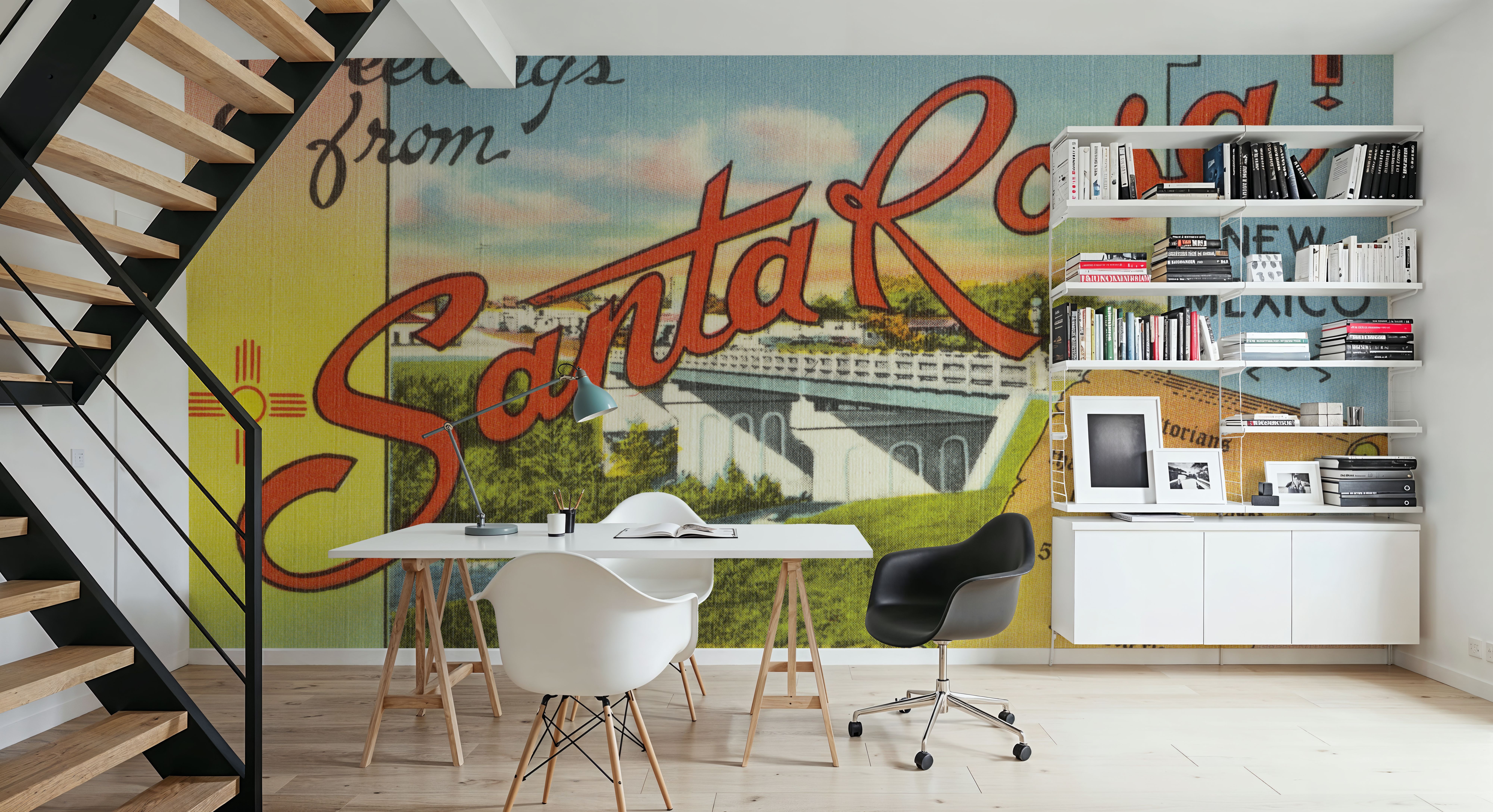 Greetings from Santa Rosa - Screenprint Postcard