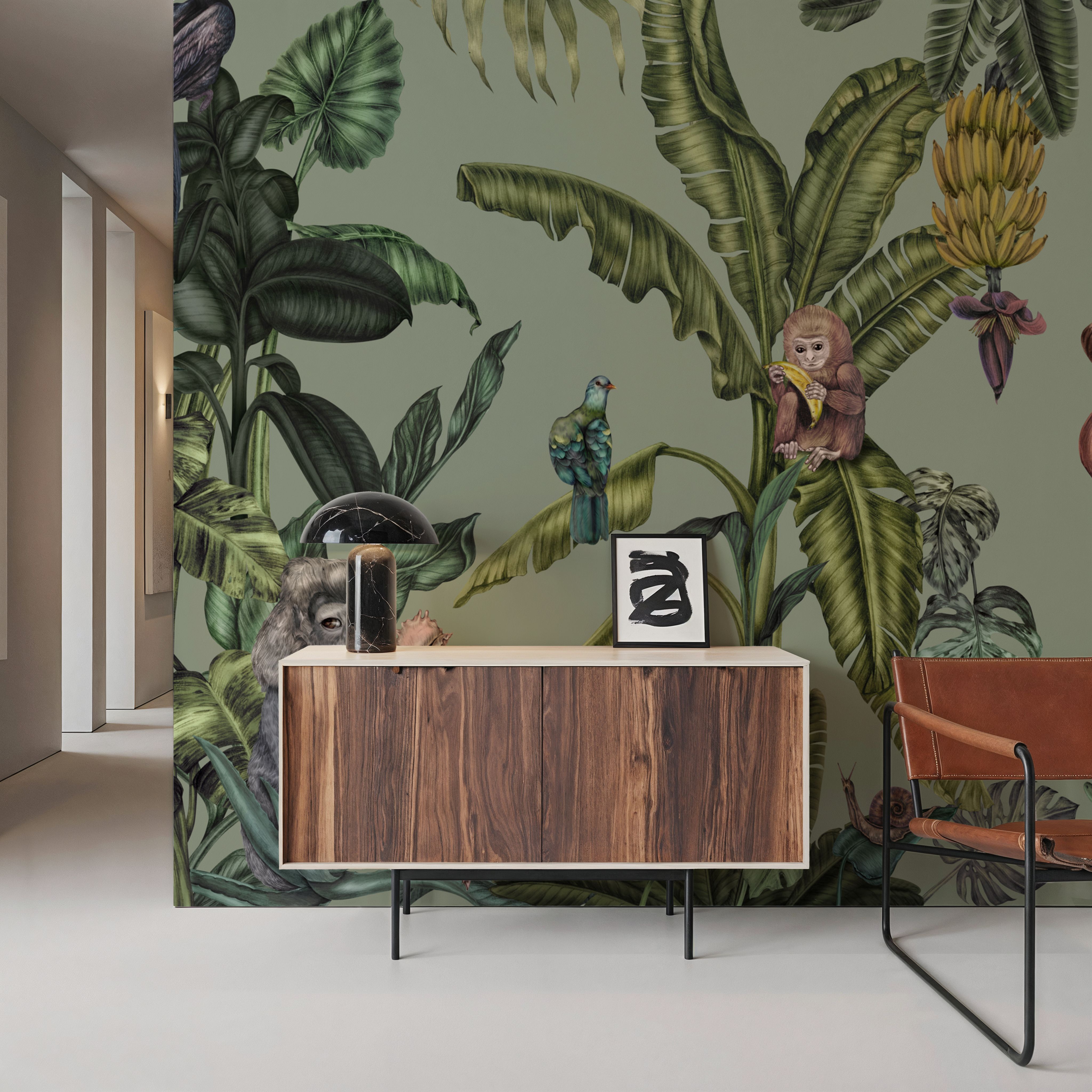 Monkeys With Birds, Pistachio