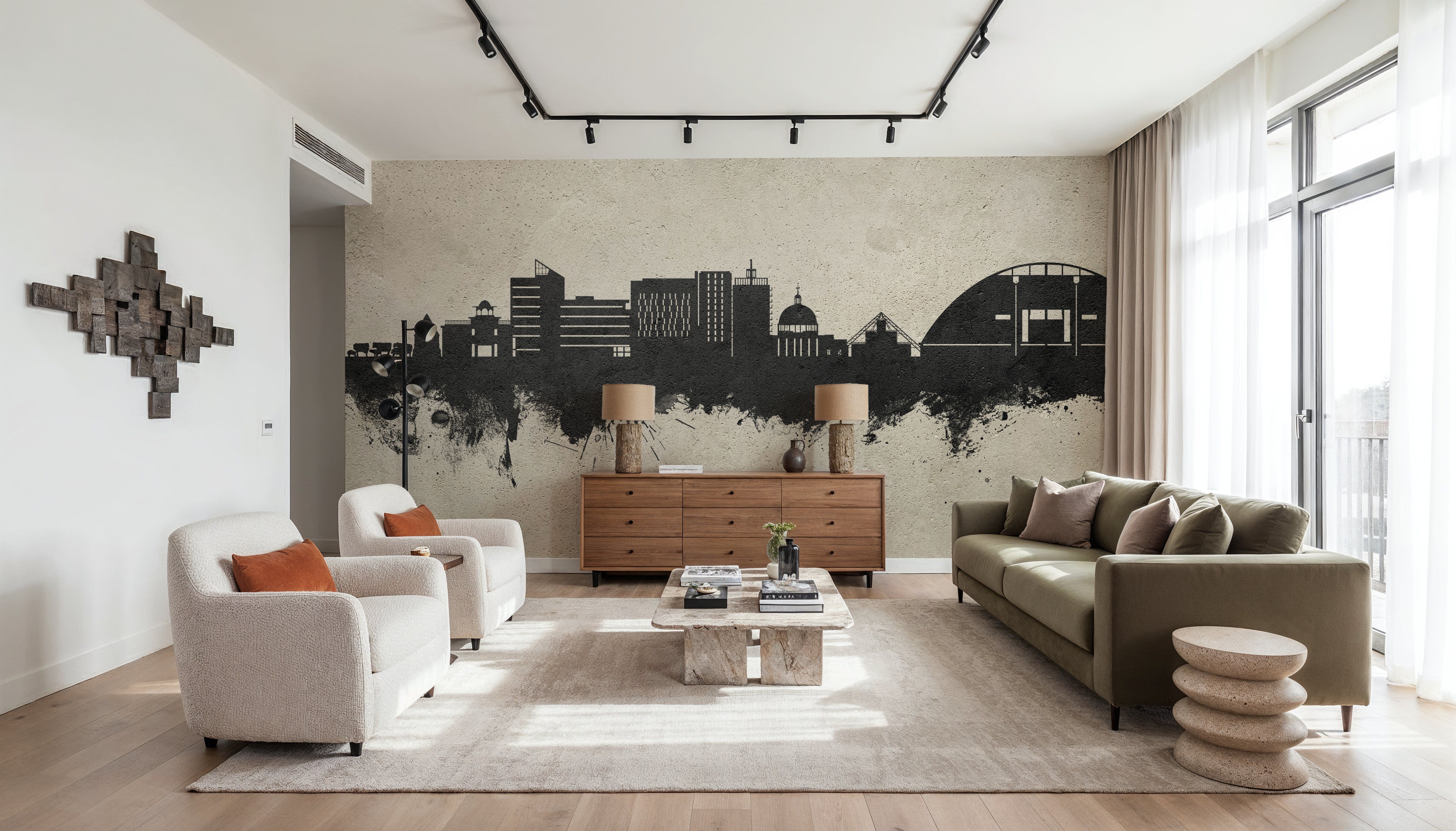 Milton Keynes England Skyline Concrete