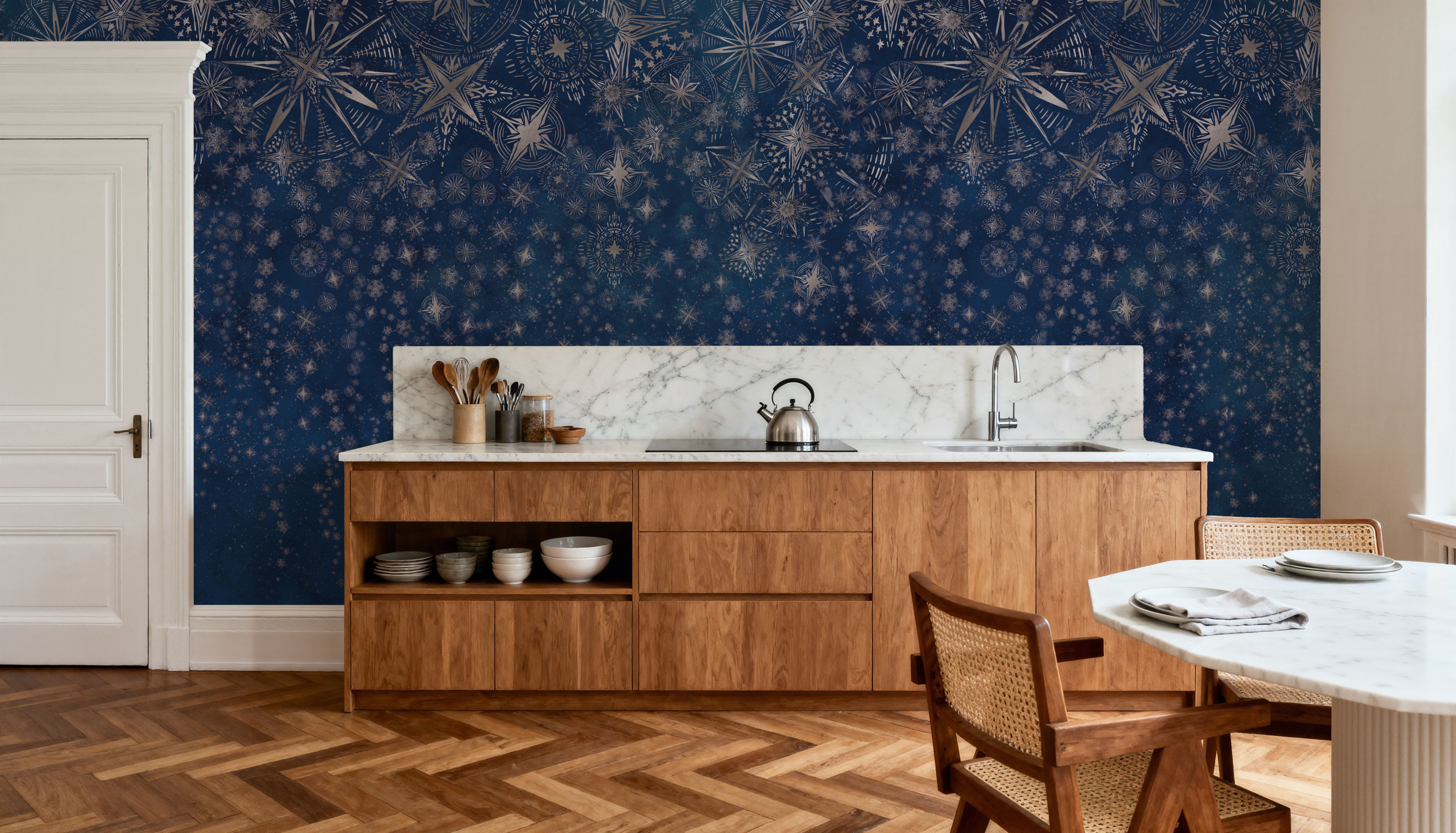 Celestial Dreams Dark Blue