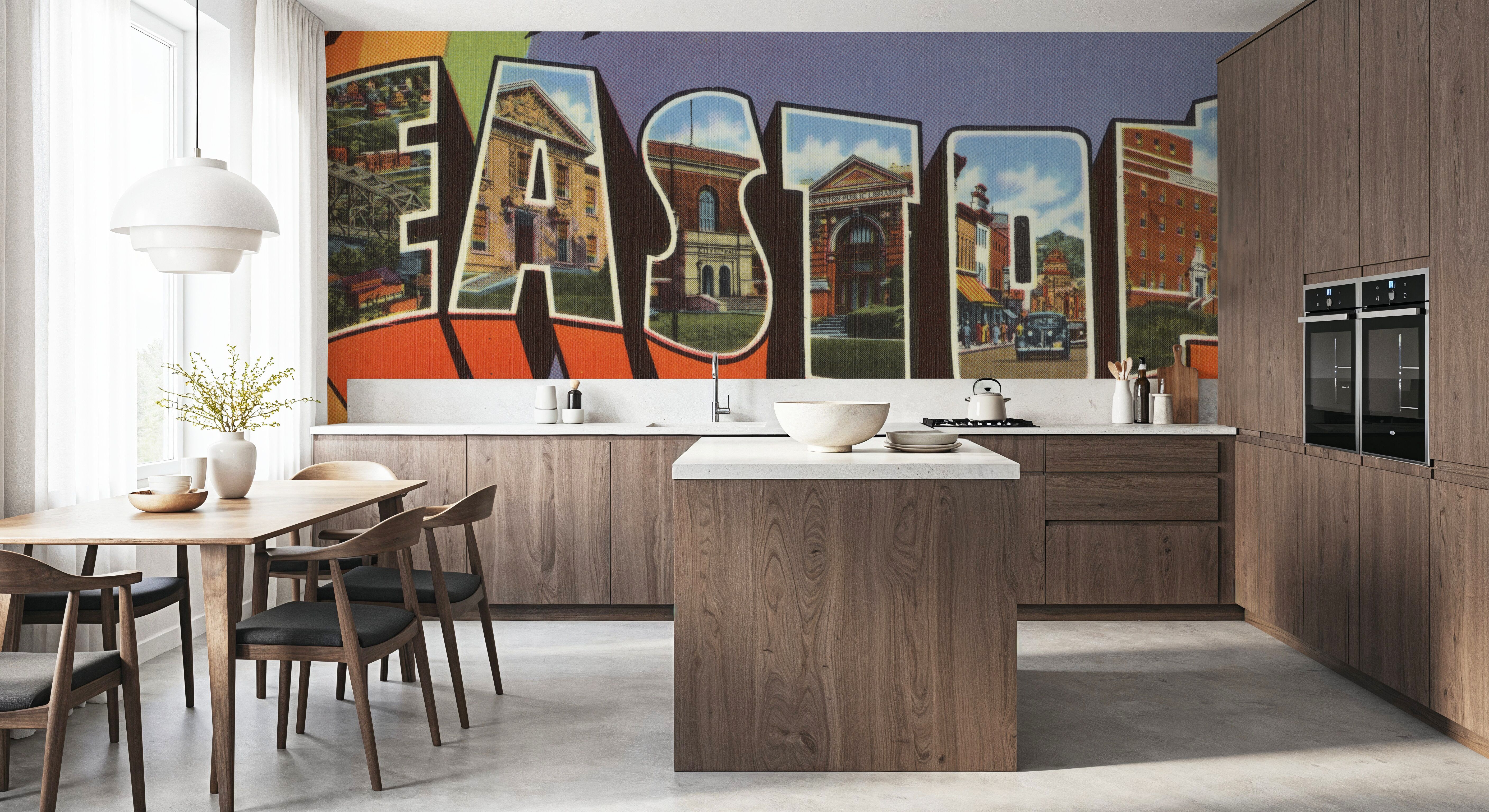 Greetings from Easton - Screenprint Postcard