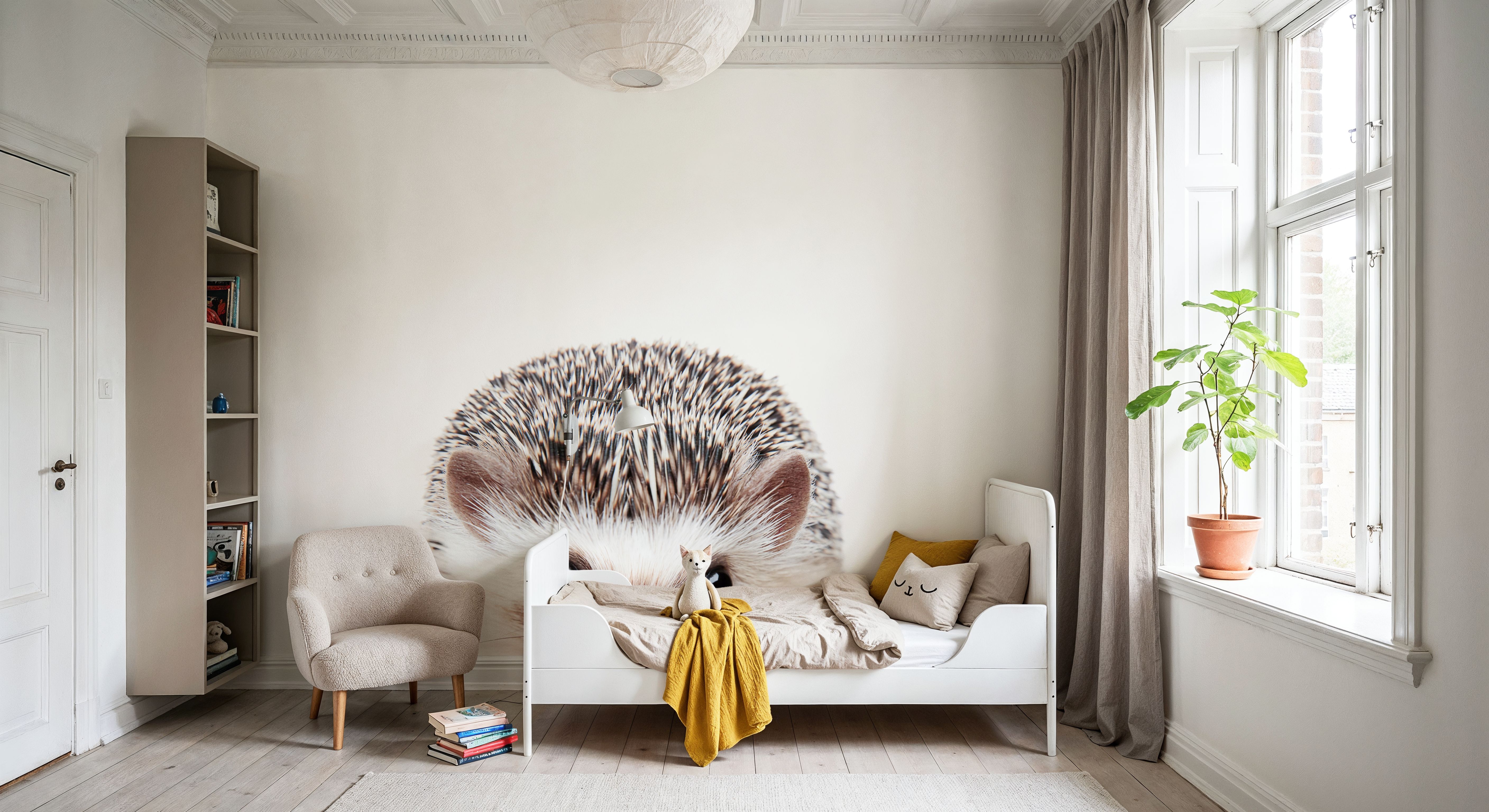 Peeking Hedgehog, Wallpaper