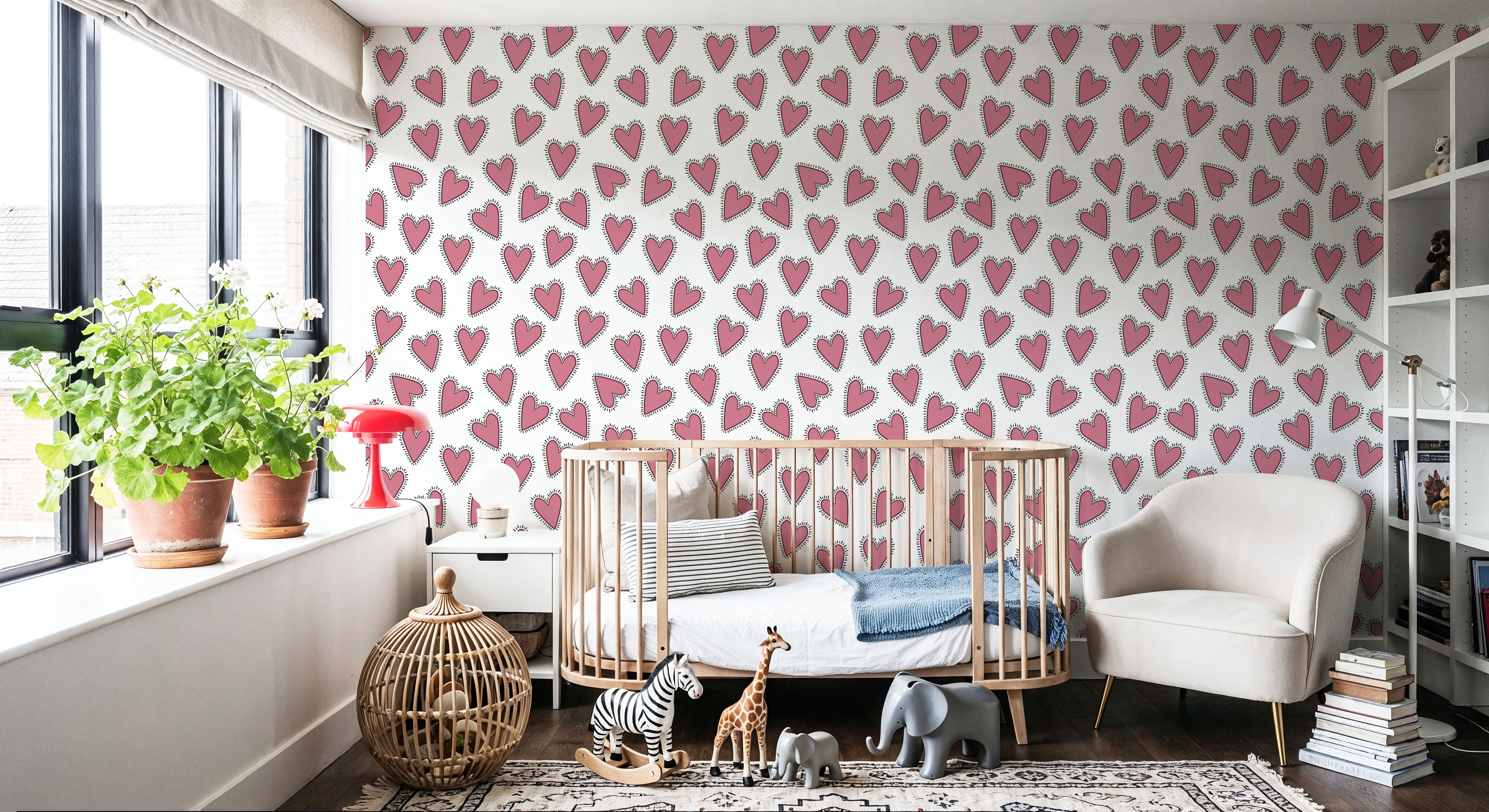 Iconic Pop Hearts, Rose Pink