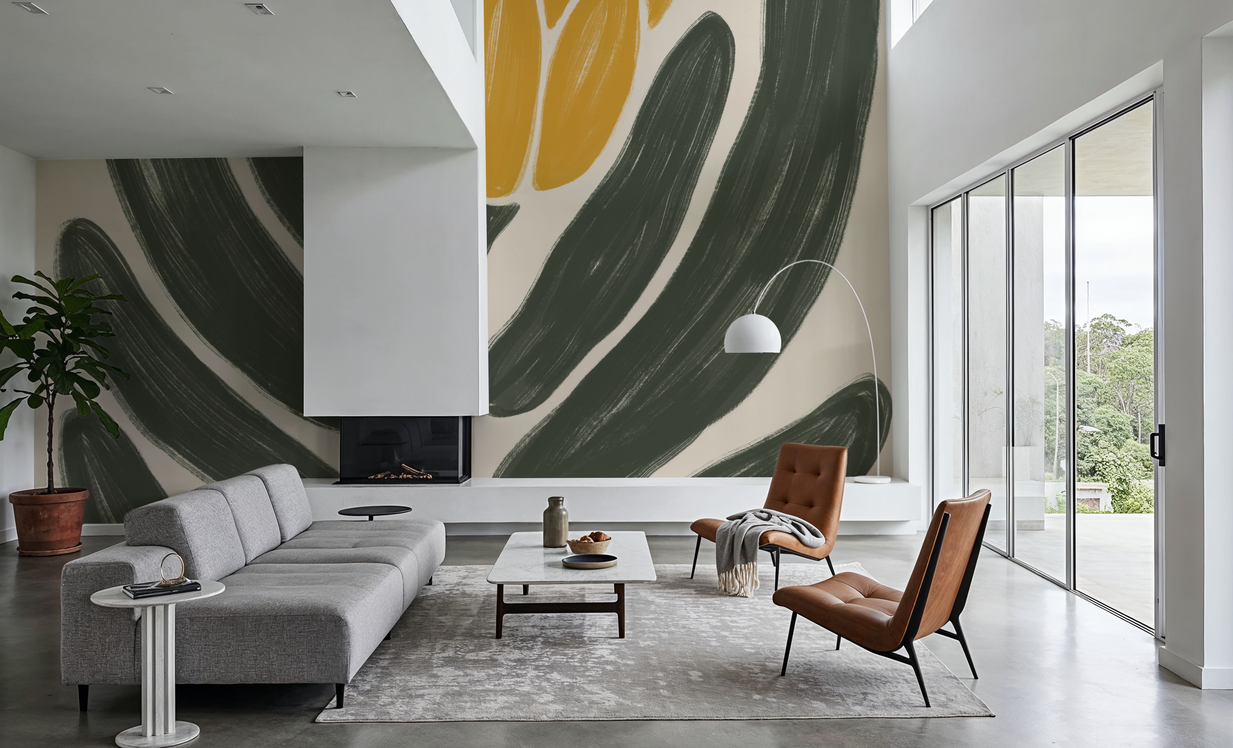 Simple Flowers I Yellow