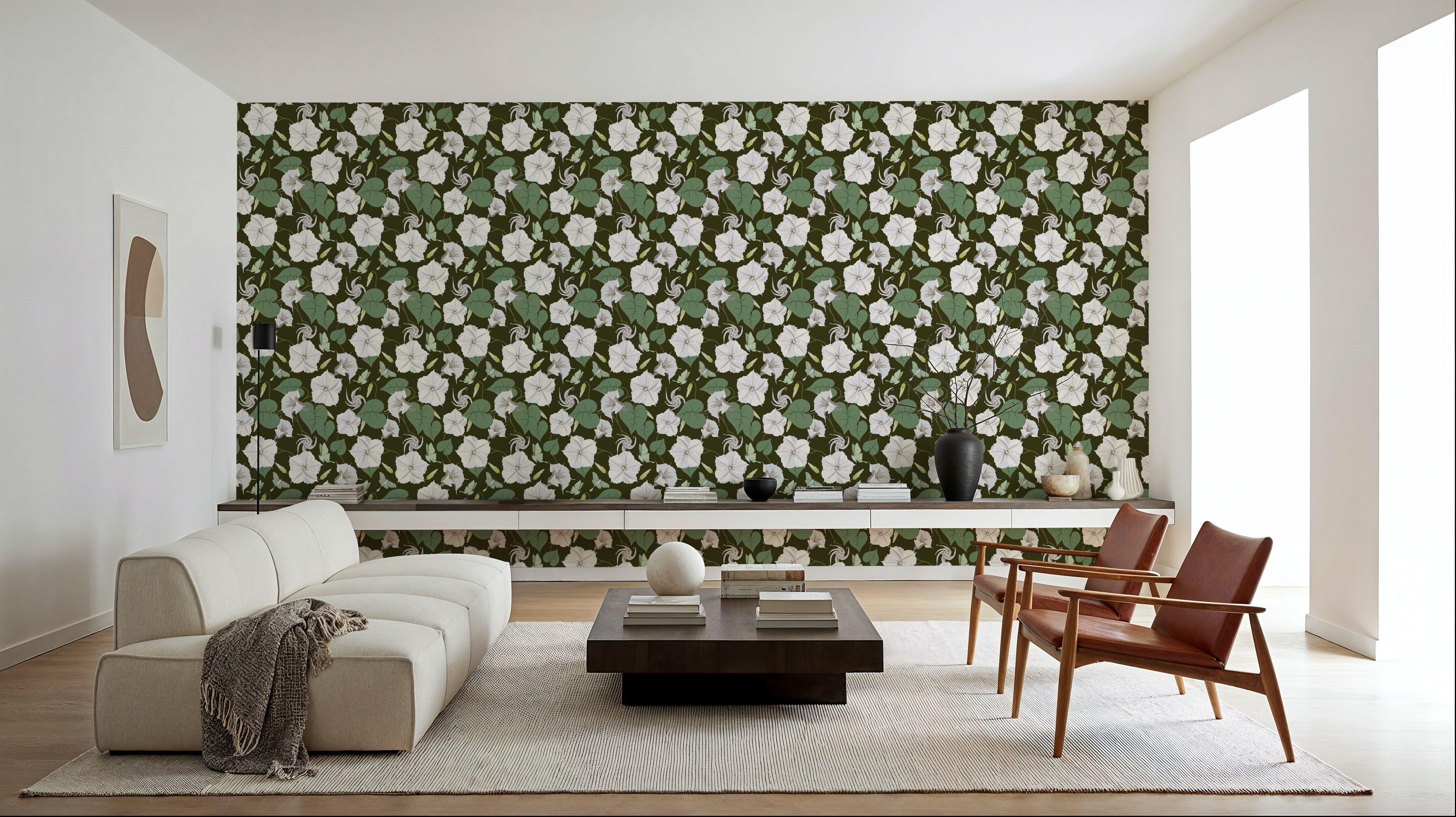 Moon Vine, Olive Green