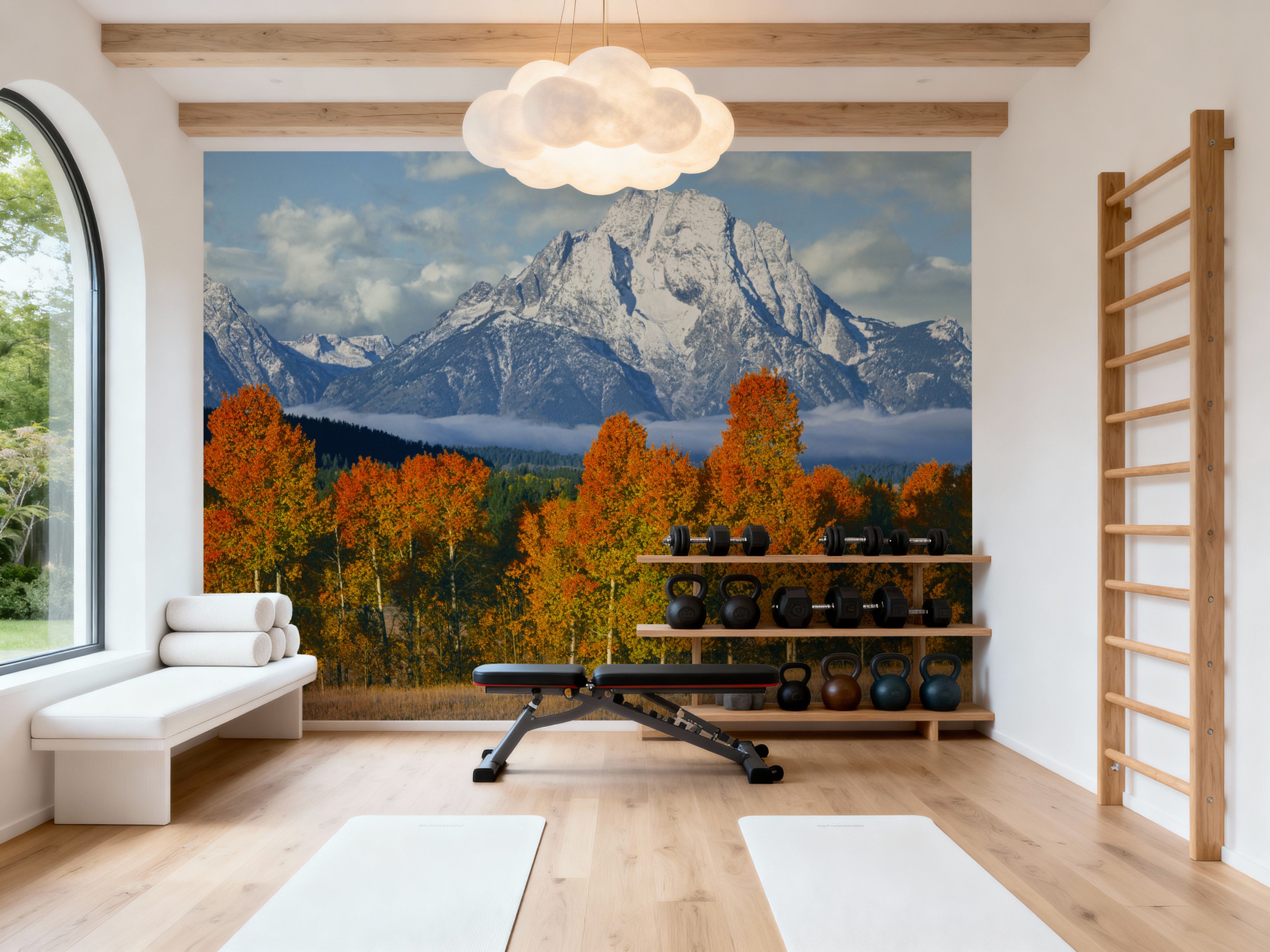 Misty Autumn Peaks