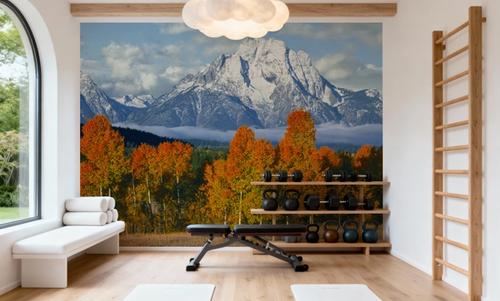 Misty Autumn Peaks