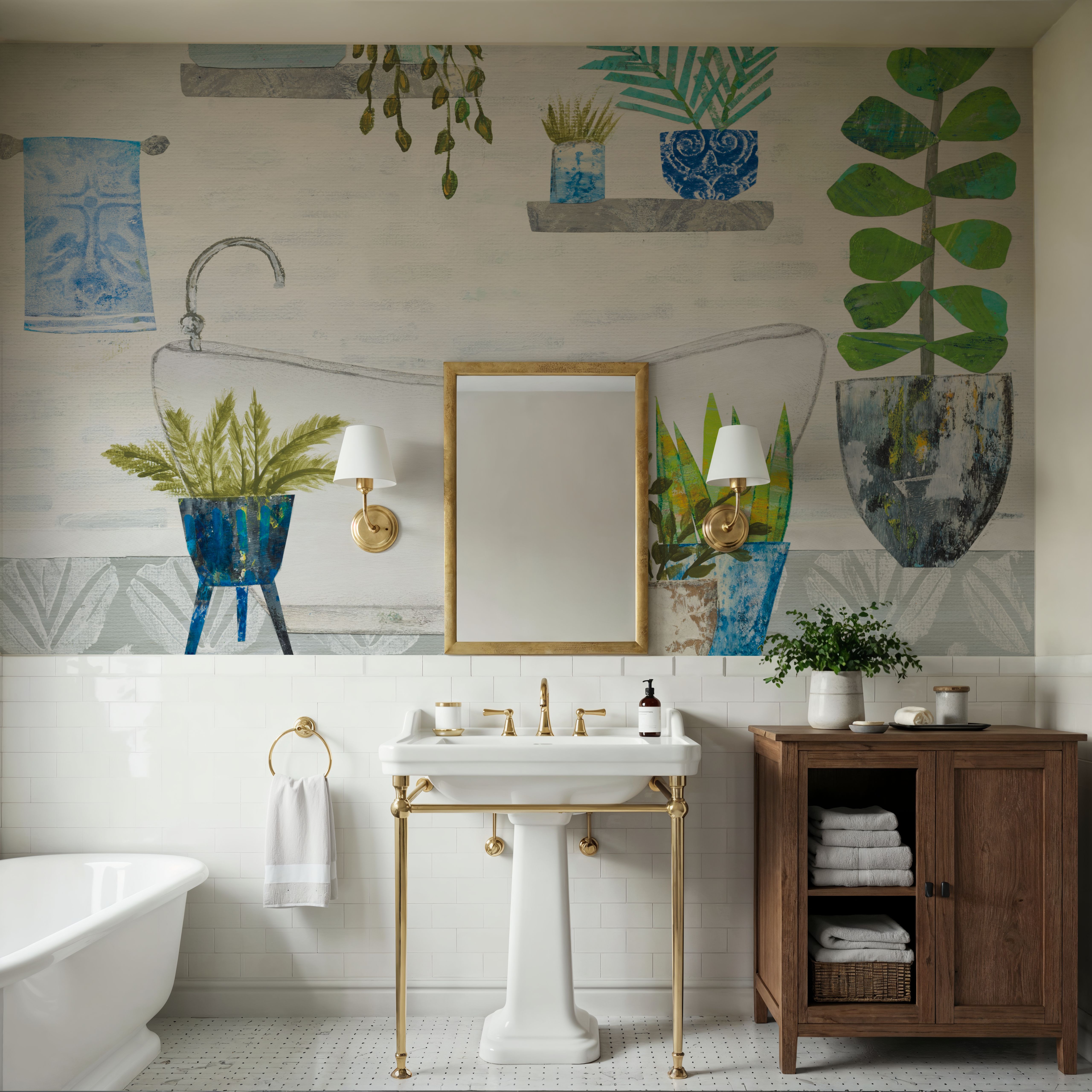 Botanical Bathroom II