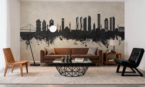 Izmir Turkey Skyline Concrete