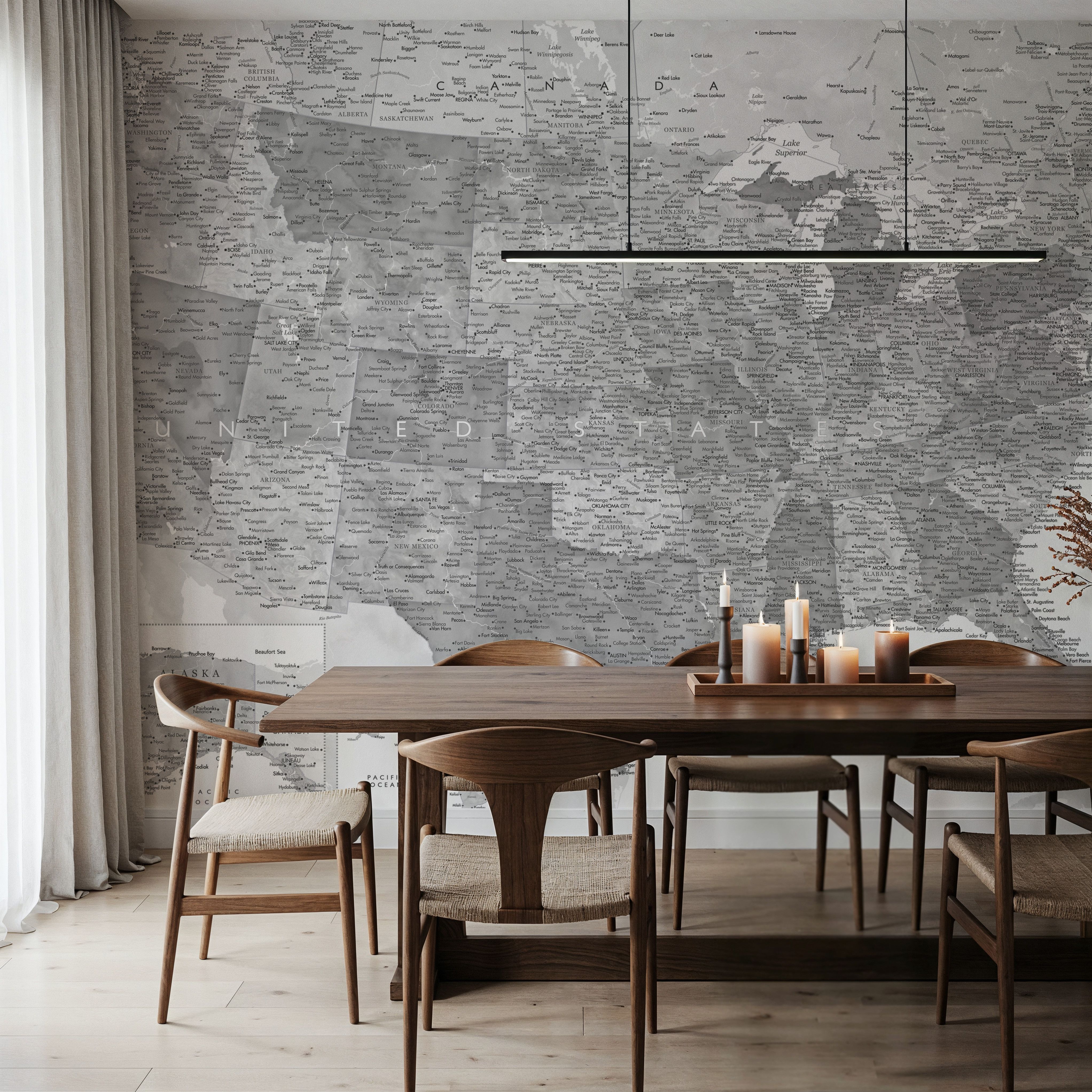 US Map Detailed - Jimmy