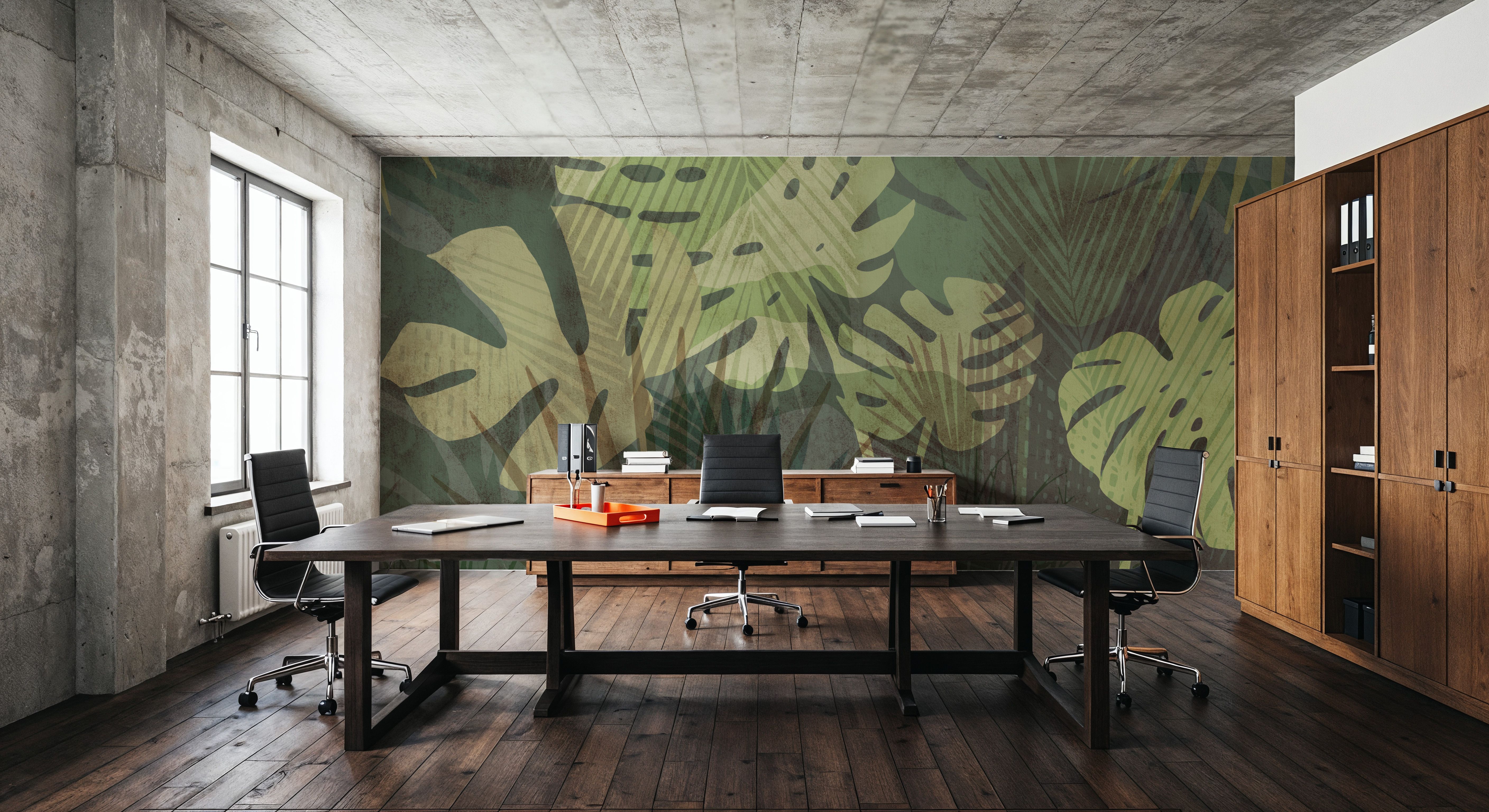 Big Monstera Leaves, Olive