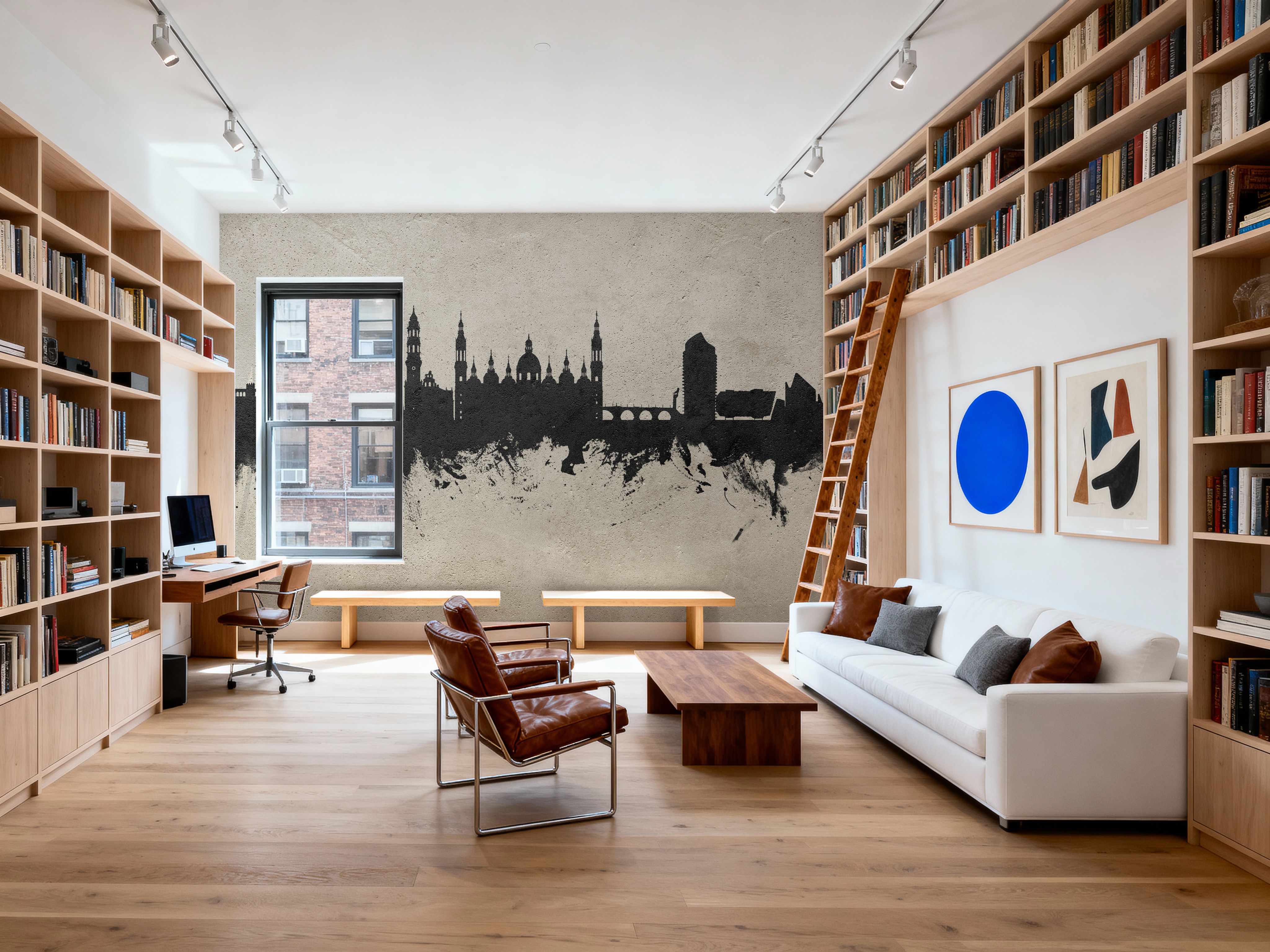 Zaragoza Spain Skyline Concrete