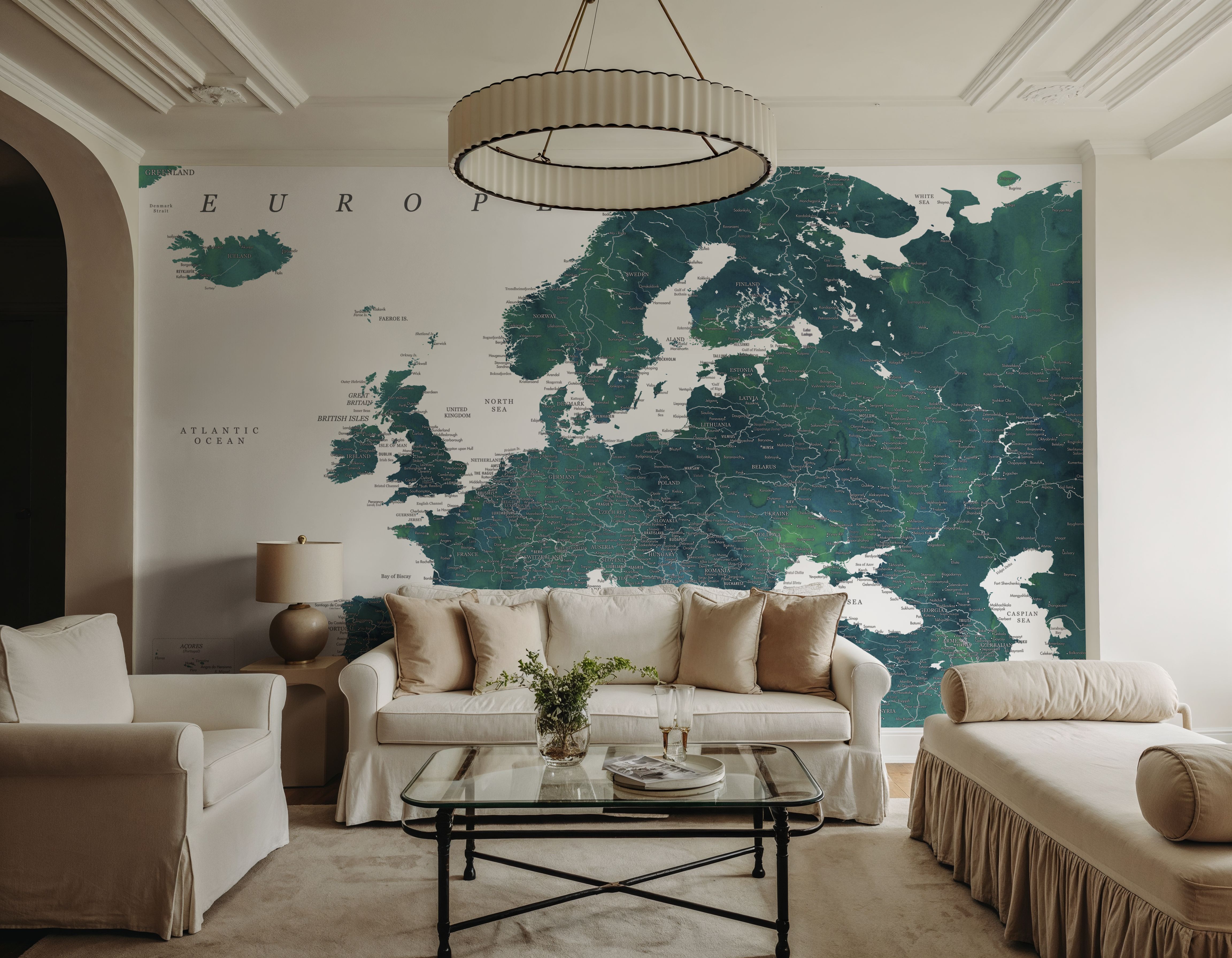 Europe Map Detailed - Nyla