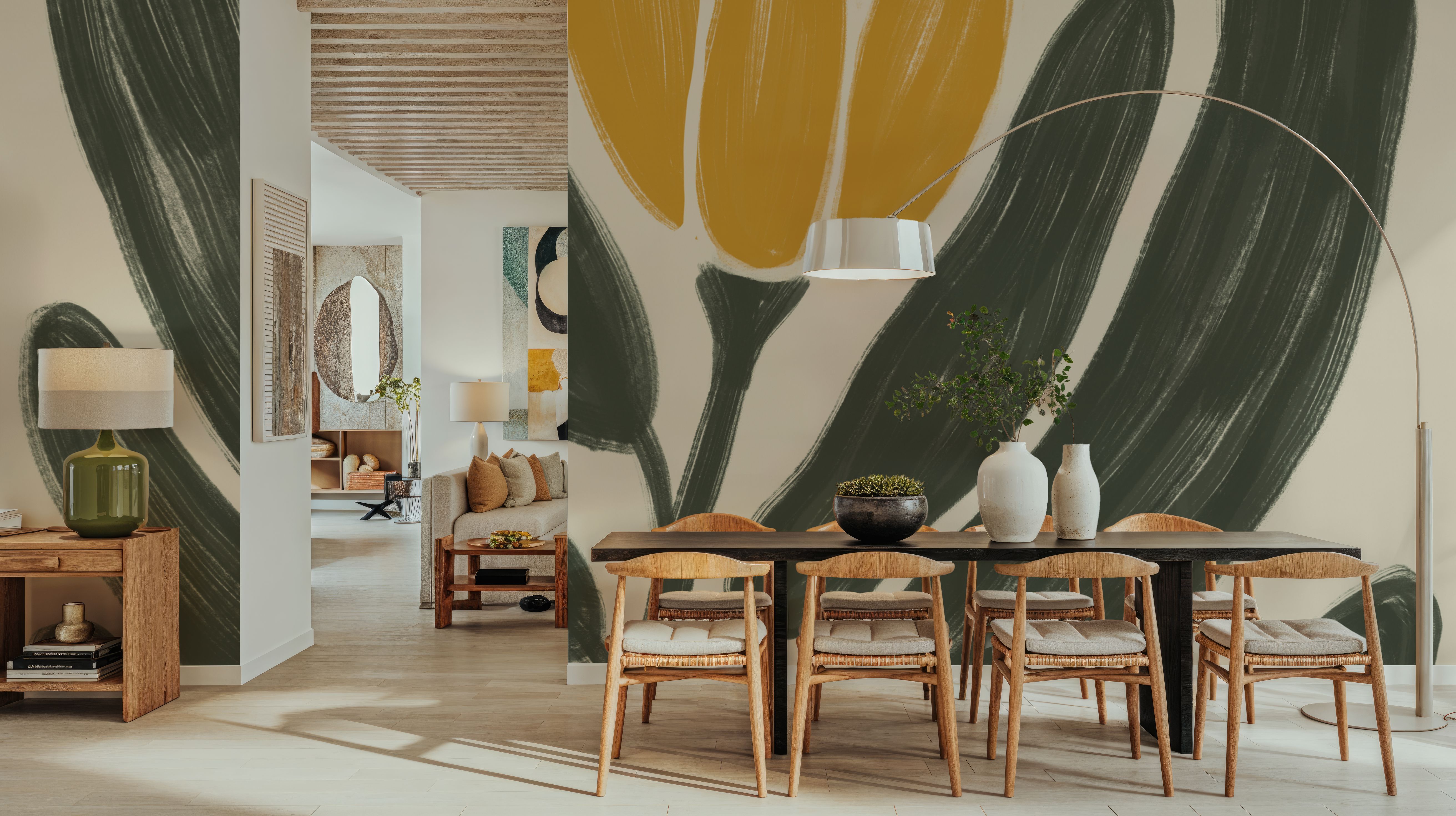 Simple Flowers I Yellow, Wallpaper