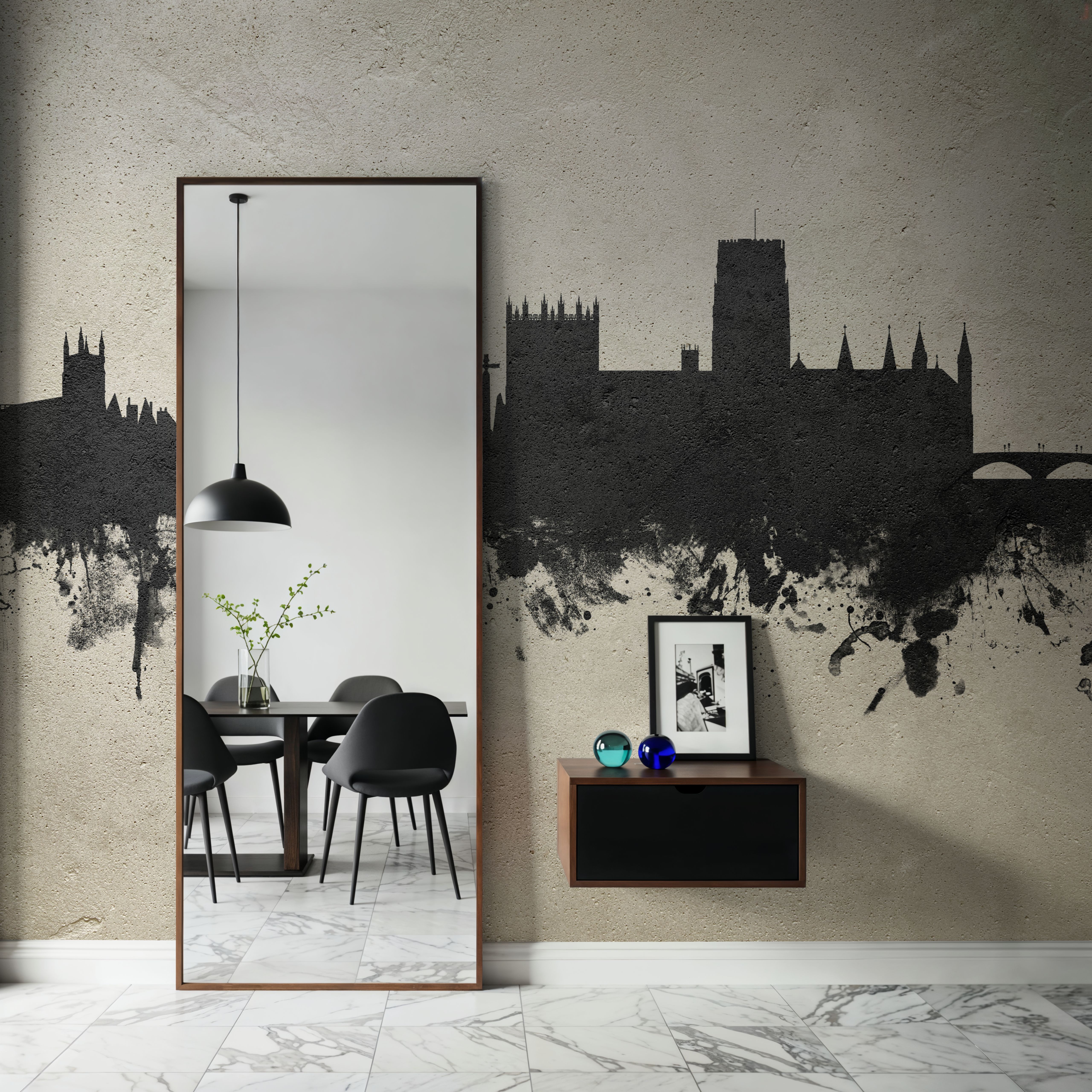 Durham England Skyline Concrete