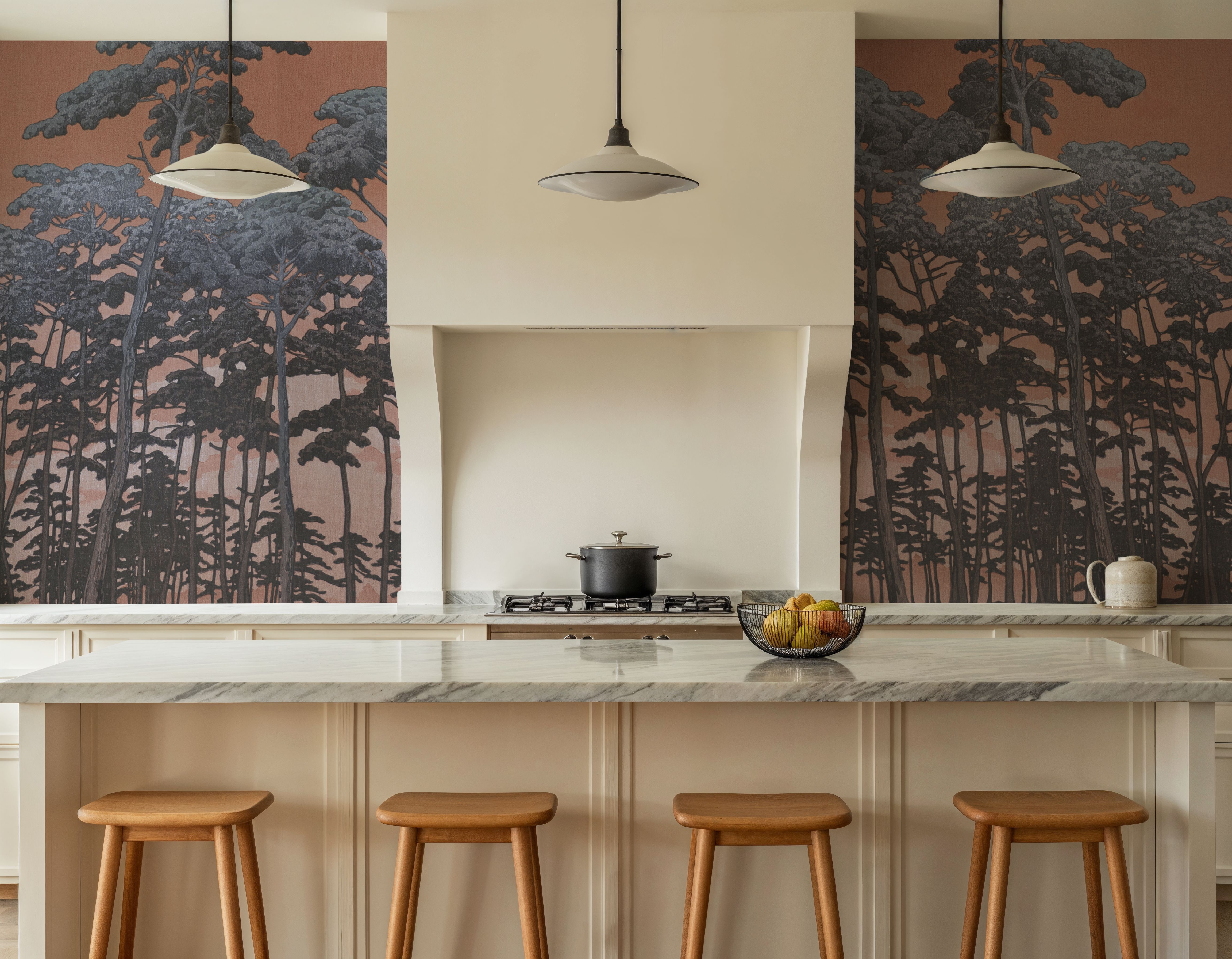 Tranquil Pinescape, Sunset