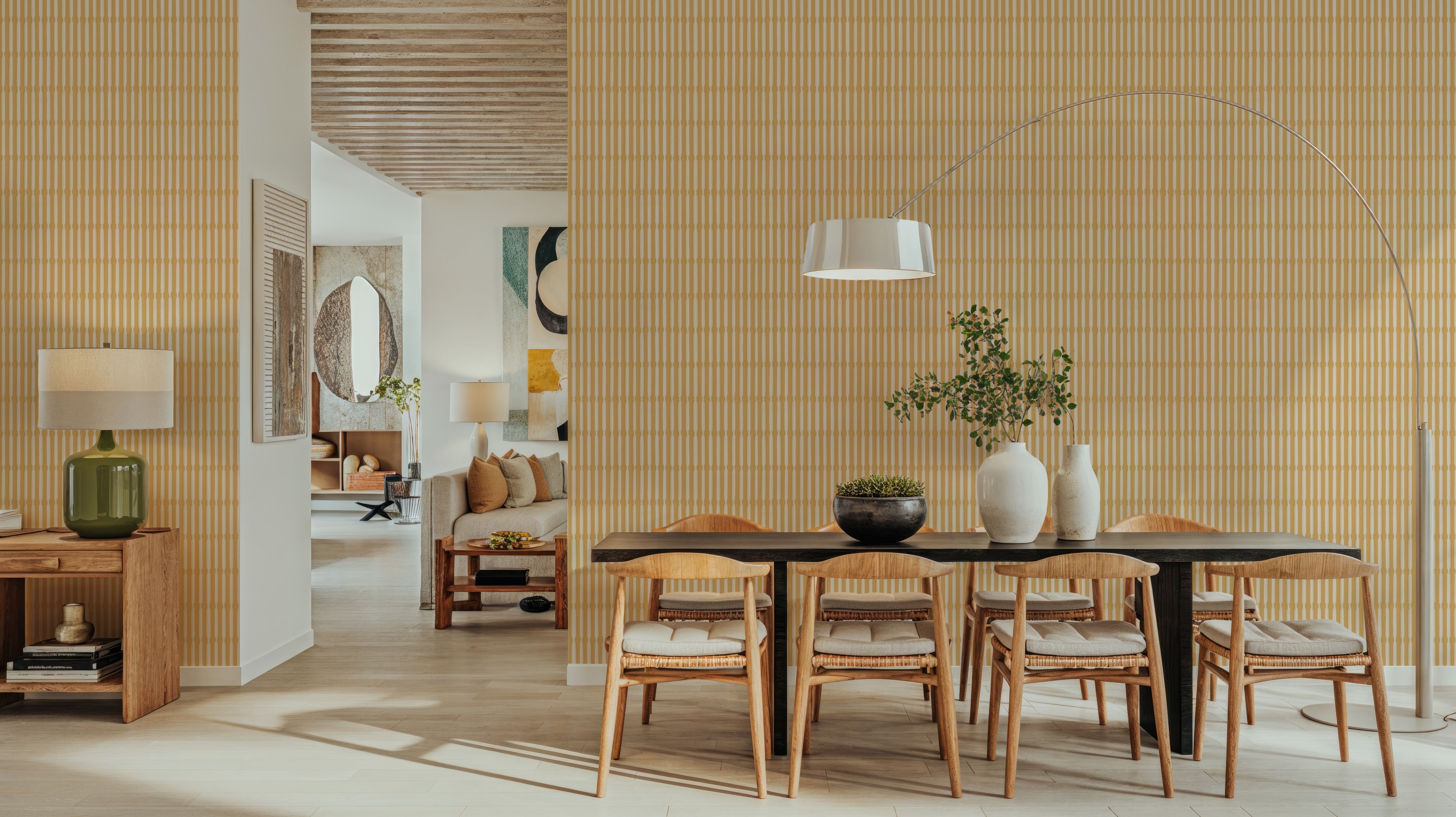 Bamboo Stripes, Sunflower