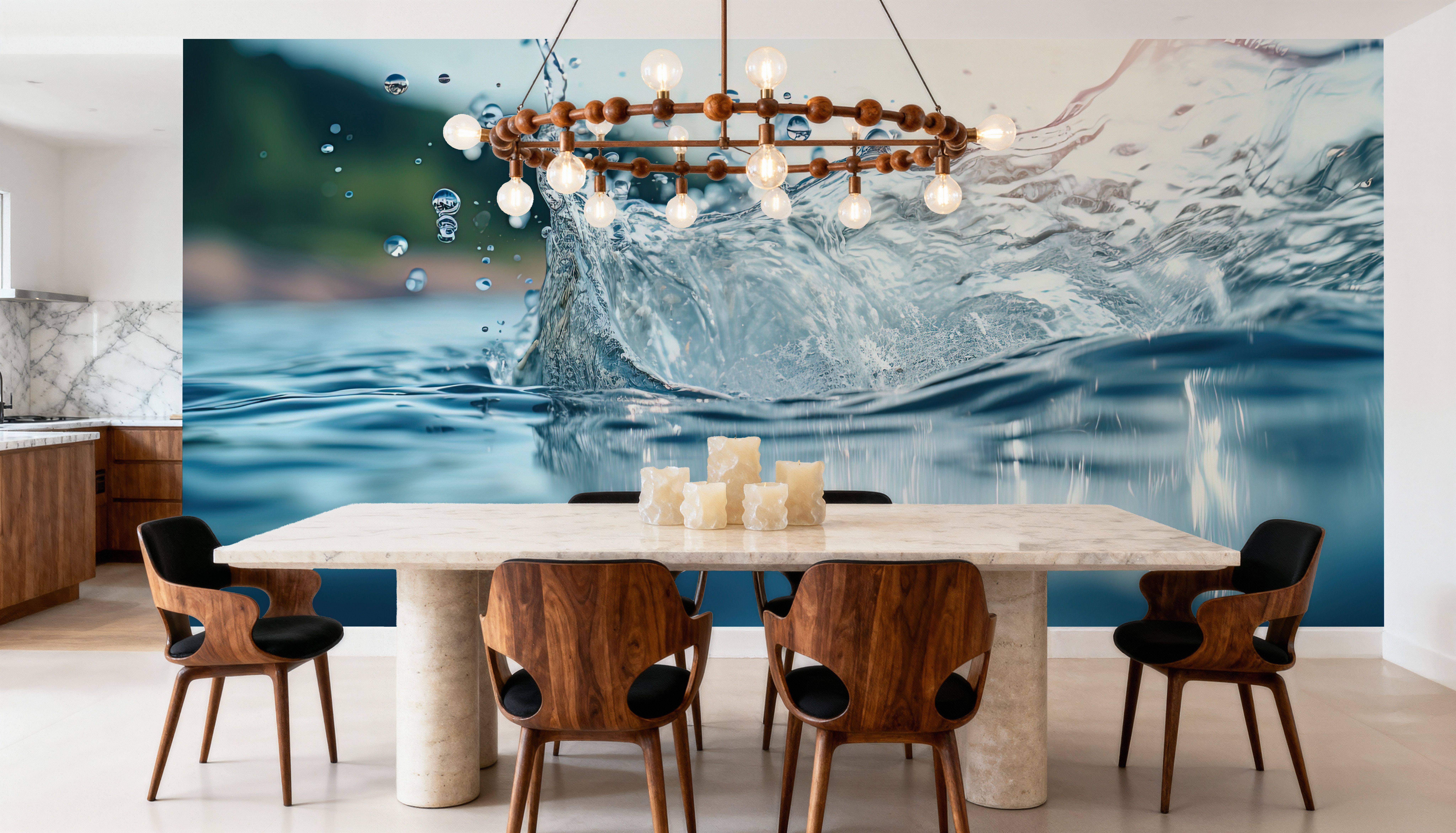 Water Splash Scene, Tapeten