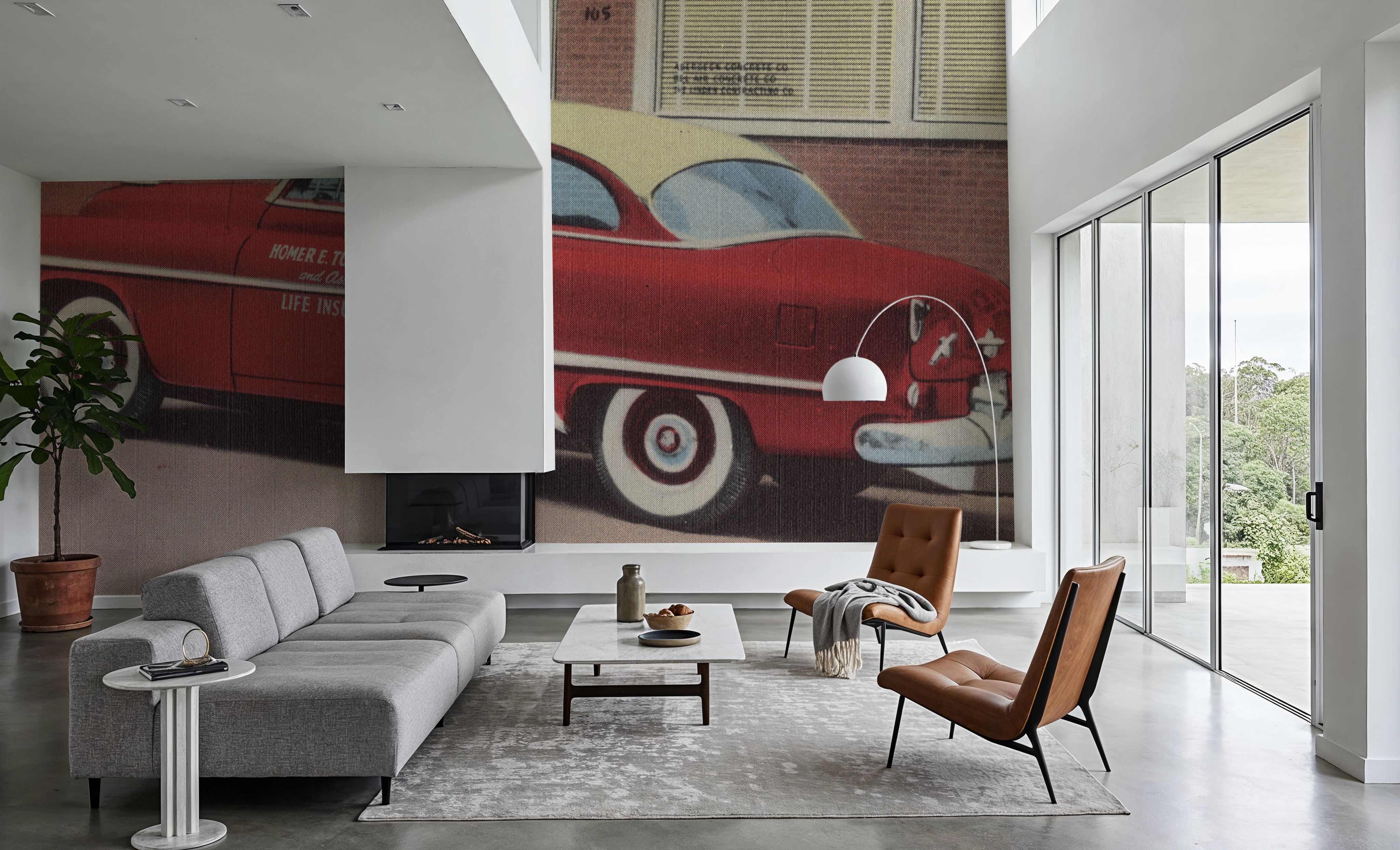 Greetings from your Life Insurance - Screenprint Postcard