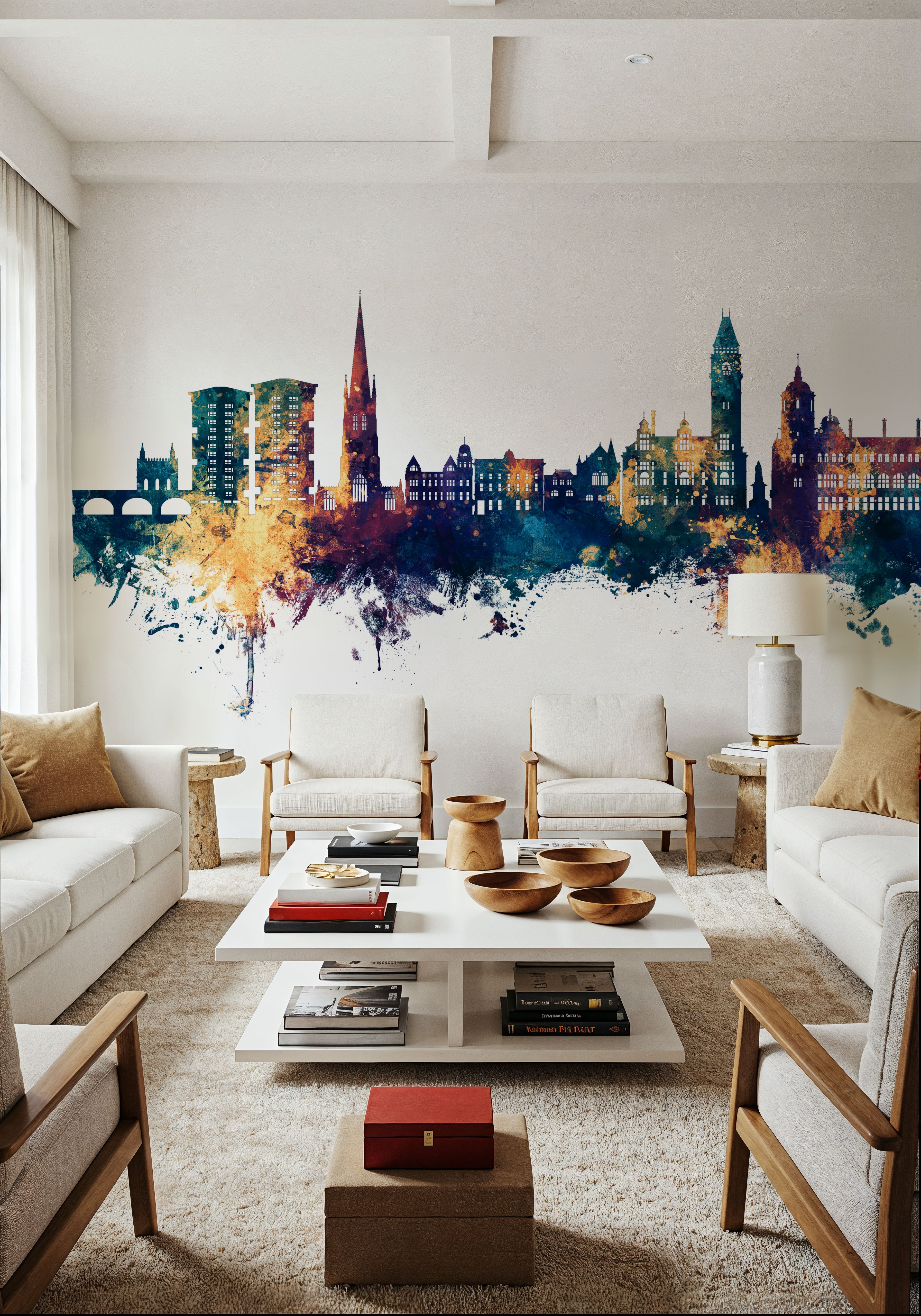 Wakefield England Skyline Blue & Bronze