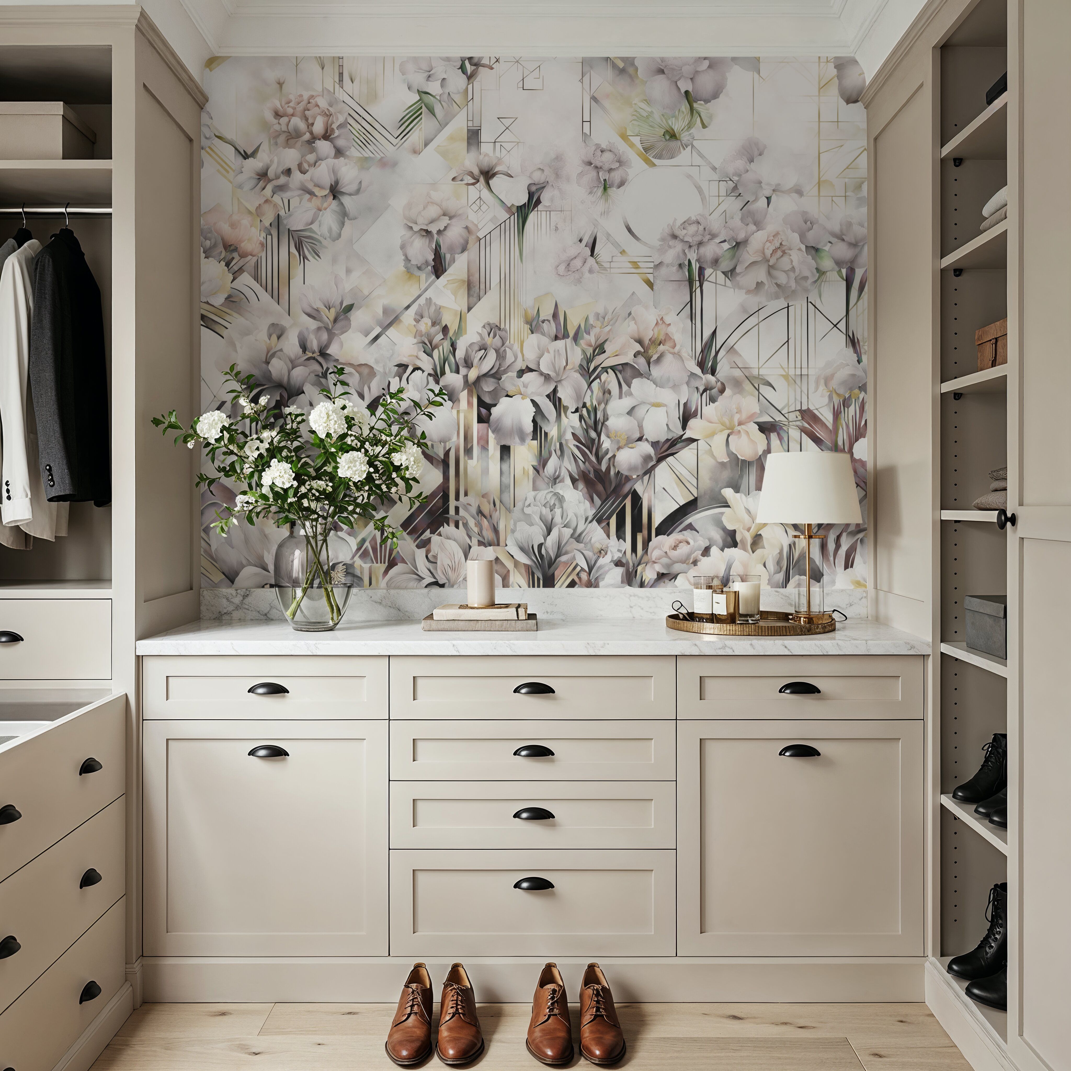 Watercolor Irises Yellow