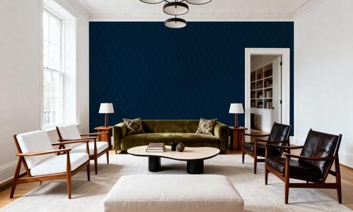 Brushstroke Fan Scallop, Midnight