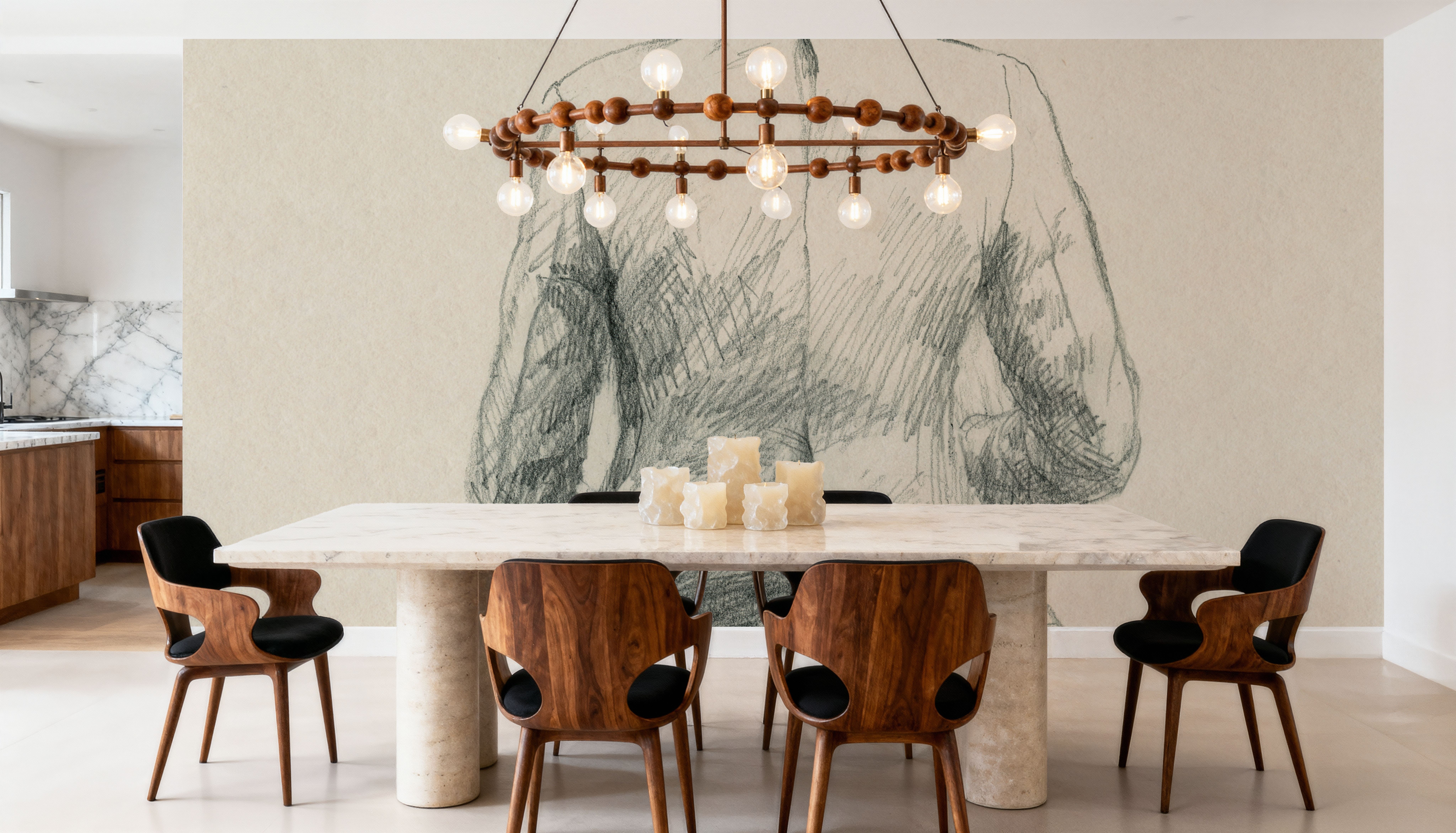 English Rider I, Tapeten