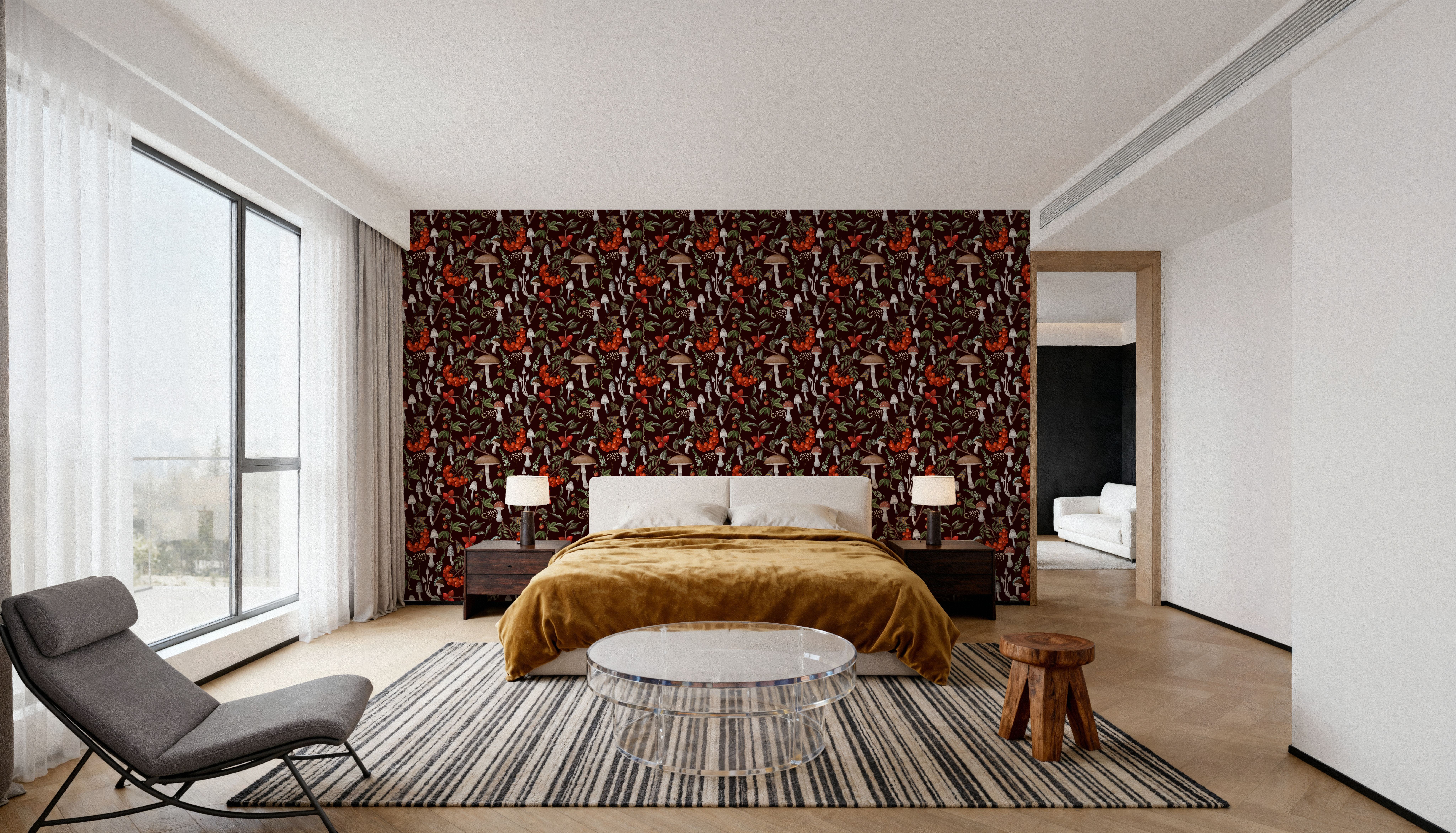 Forest Finds with Berries, Midnight