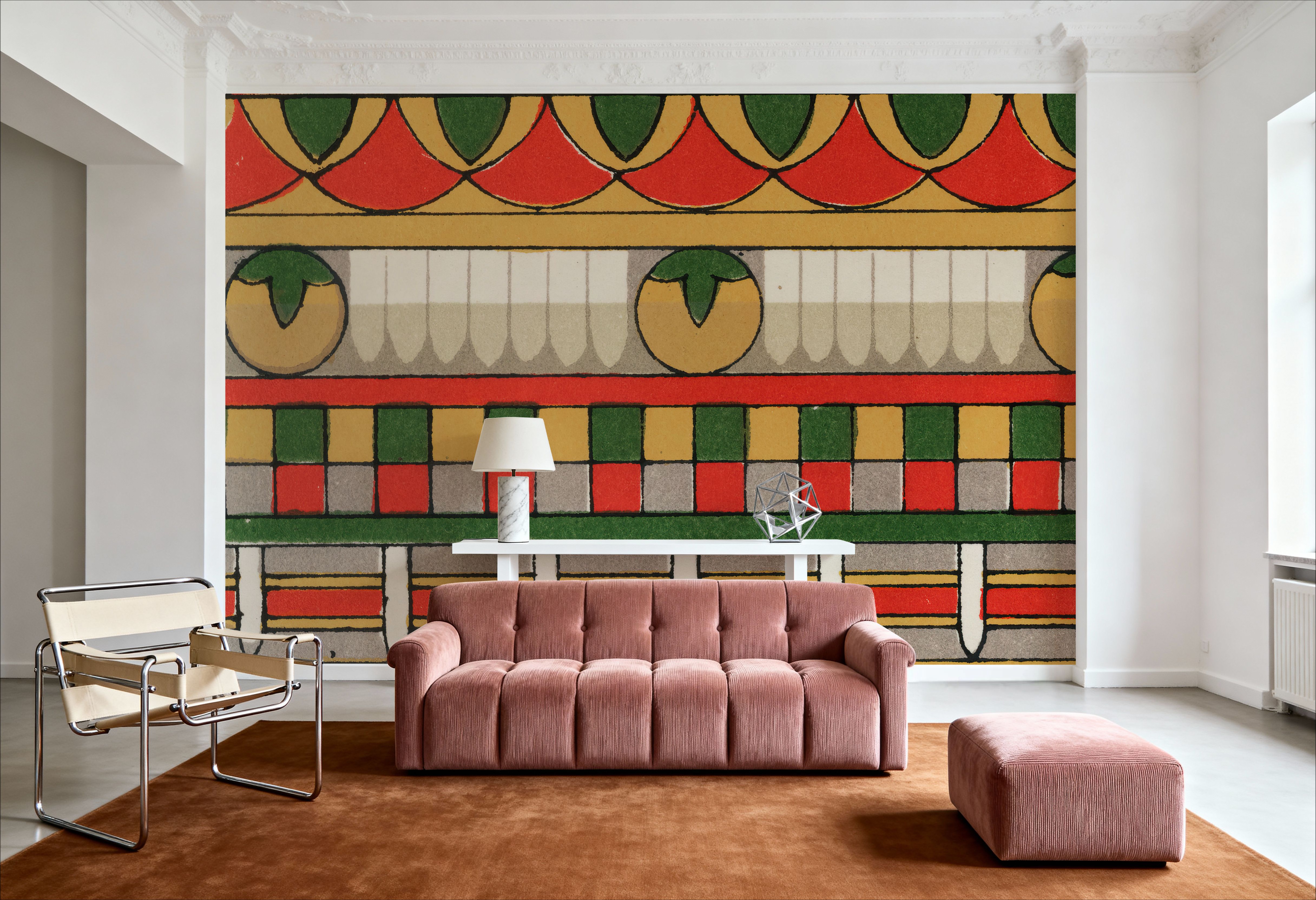 Egyptian Ornaments - Khonsu, Wallpaper