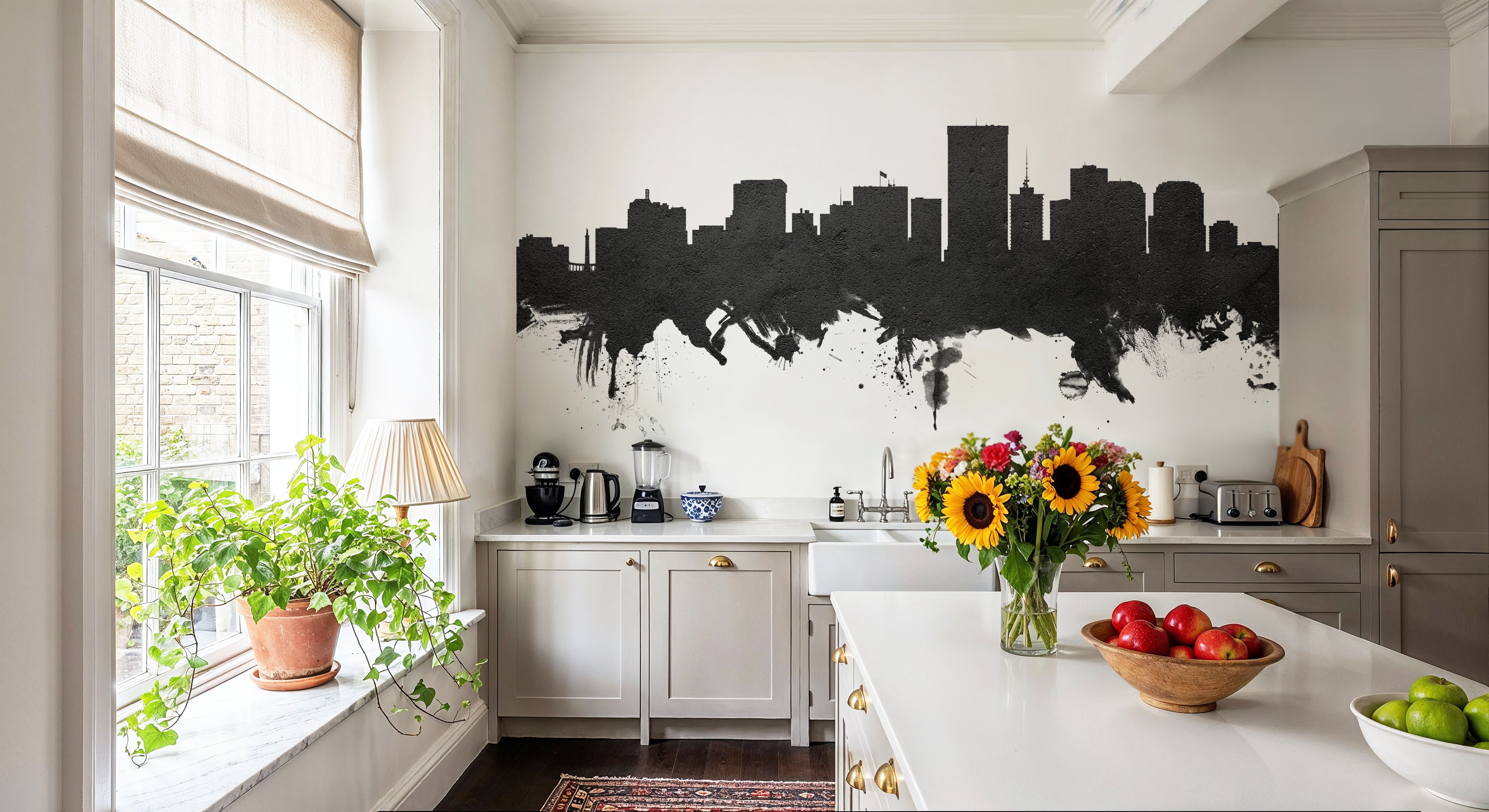 Richmond Virginia Skyline Black & White